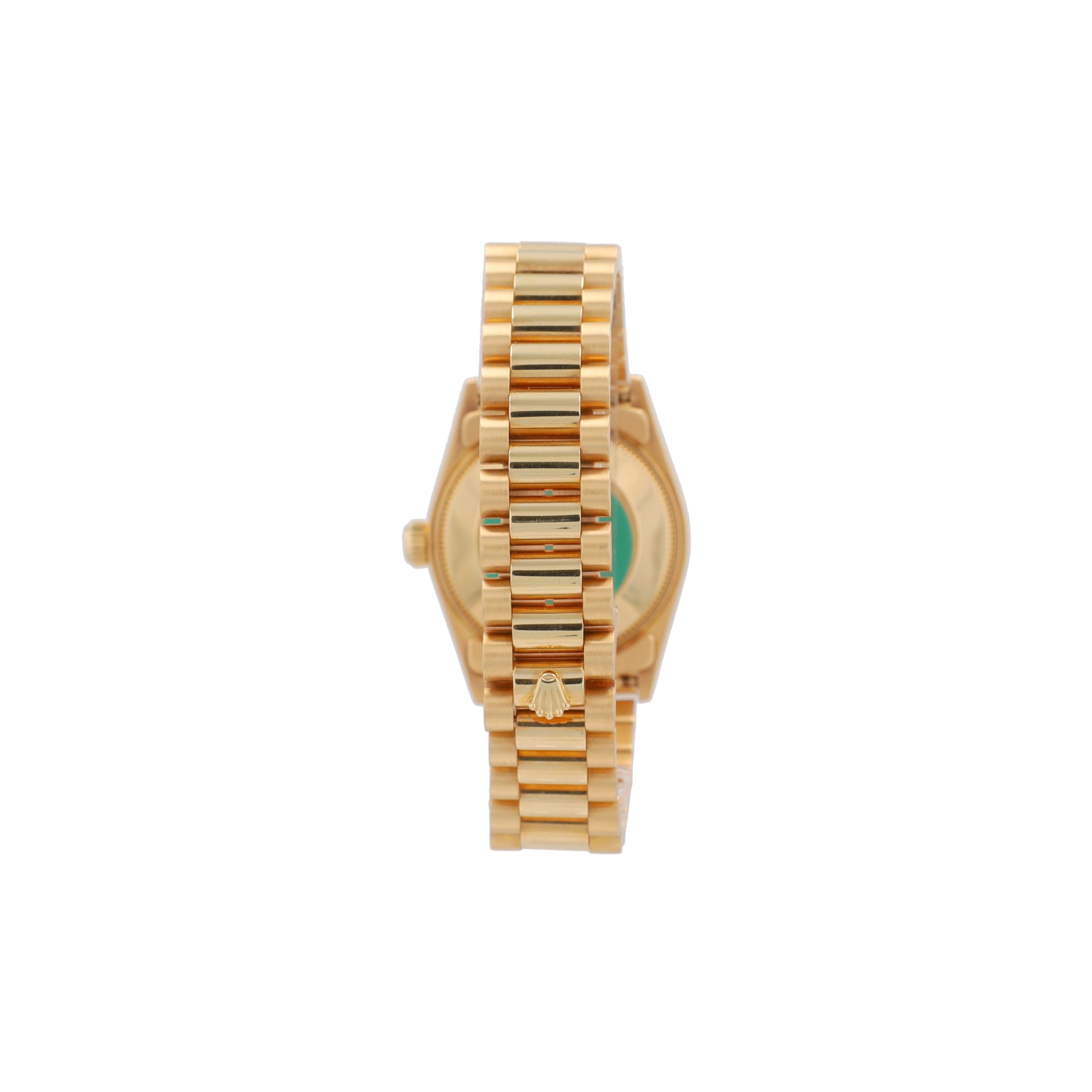 Rolex  Datejust 68278 31mm Champagne Diamond Dial Fluted Bezel President Band - Luxuriant Concierge