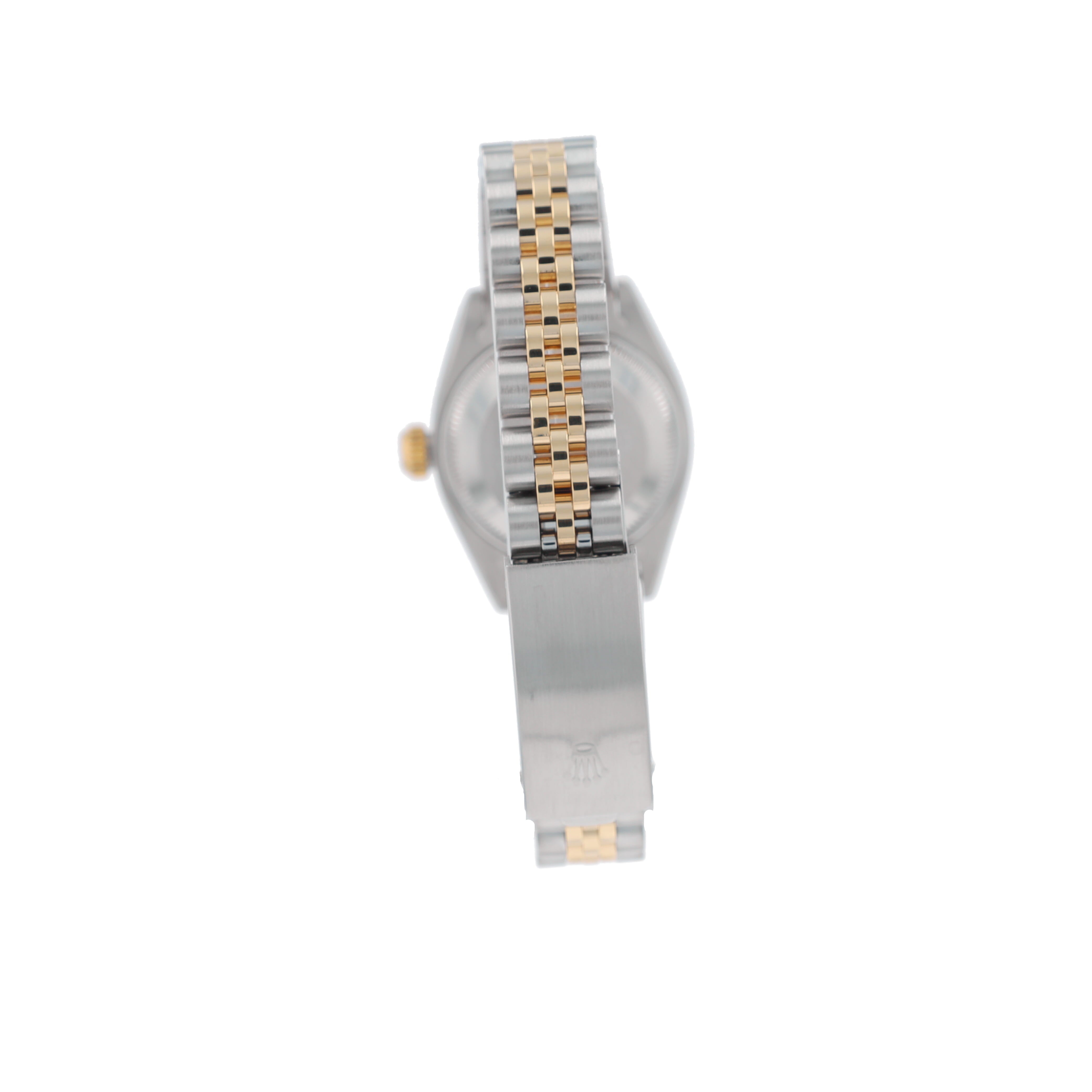B&P Rolex Date 6917 26mm Champagne Index Dial Fluted Bezel Jubilee Band - Luxuriant Concierge