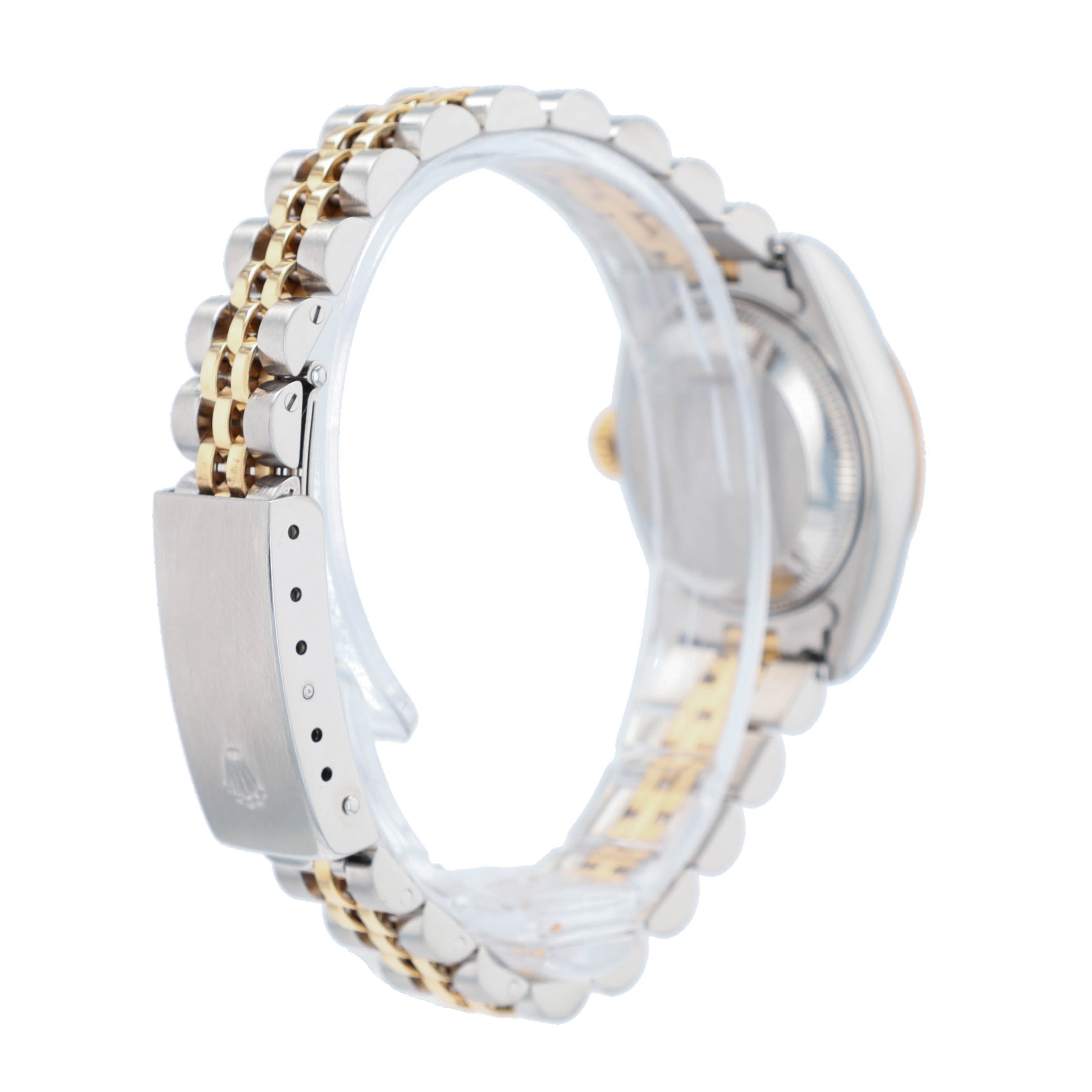 B&P Rolex Datejust 69173 26mm Champagne Index Dial Fluted Bezel Jubilee Band