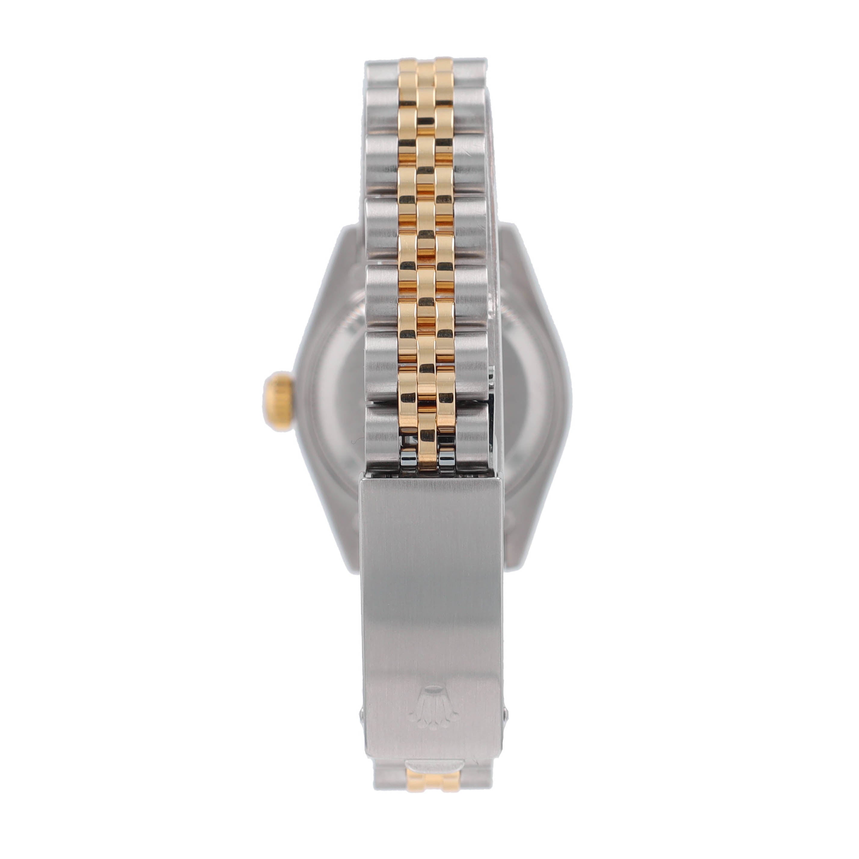 B&P Rolex Datejust  69173 26mm Champagne Index Dial Fluted Bezel Jubilee Band