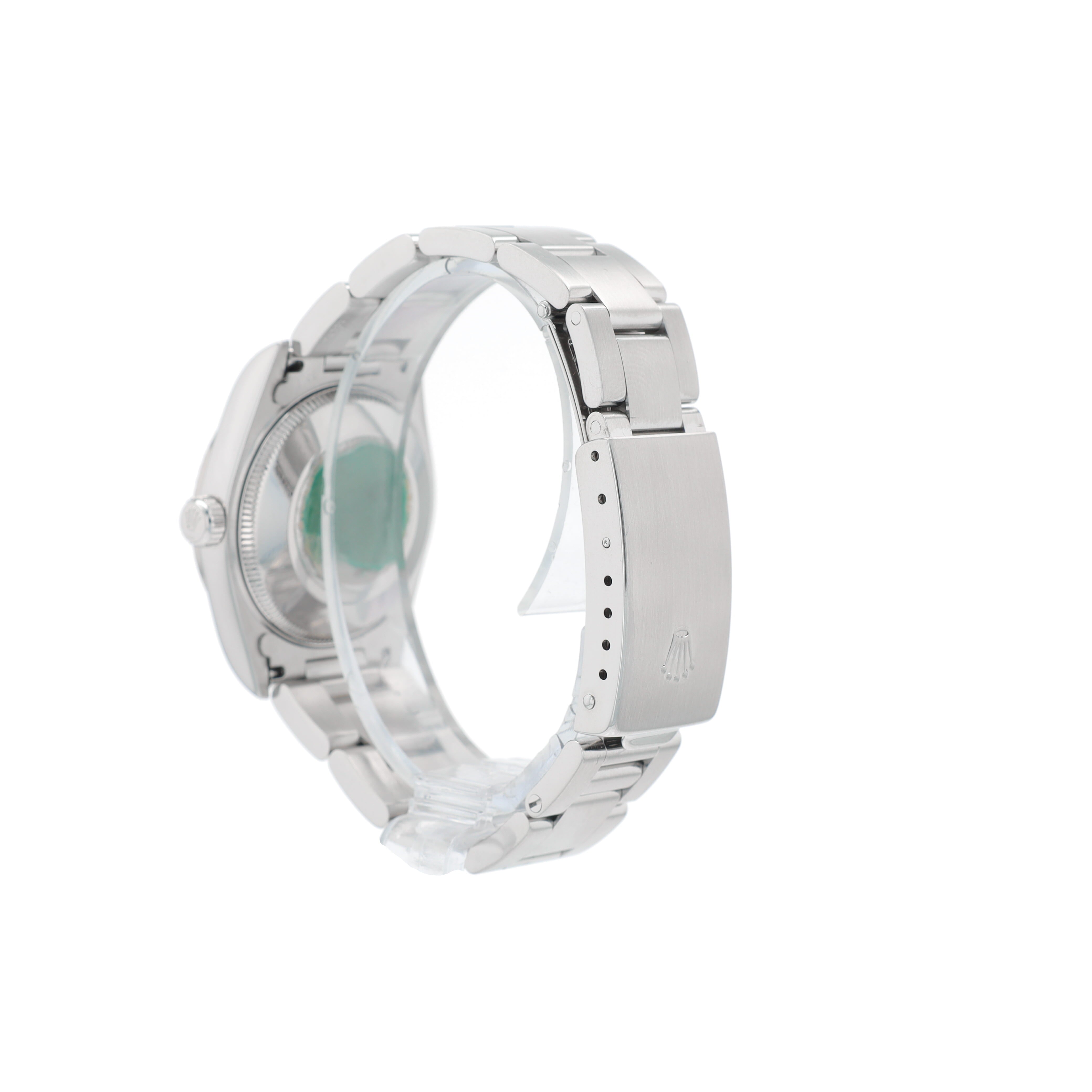 B&P Rolex Datejust 78240 31mm Silver Index Dial Smooth Bezel Oyster Band - Luxuriant Concierge