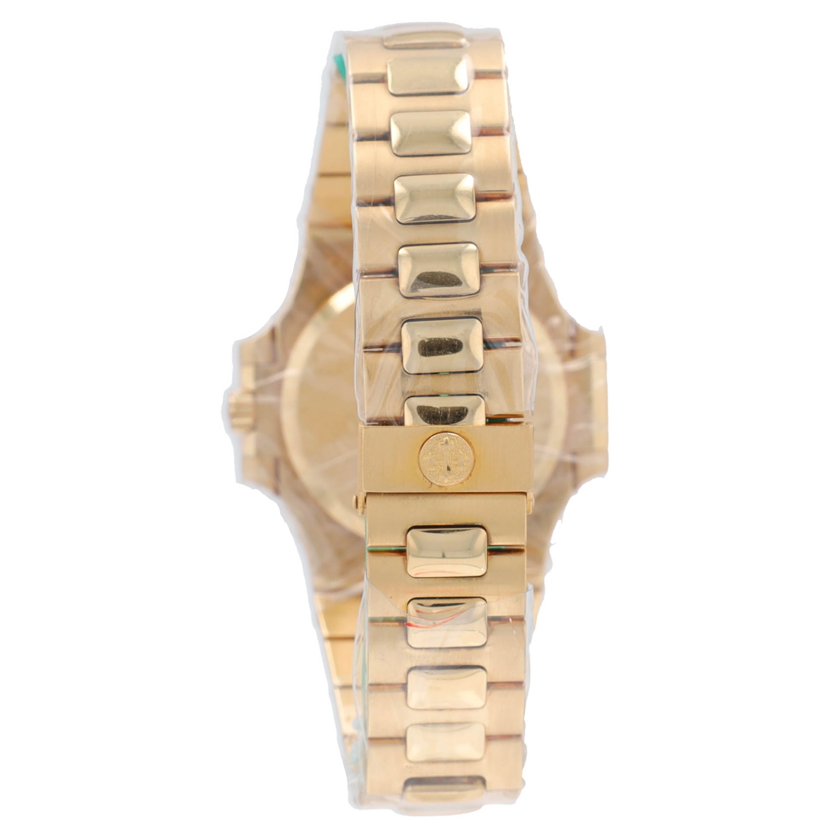 Patek Philippe Nautilus Mid-Size Grey Tapestry Diamond & Bezel