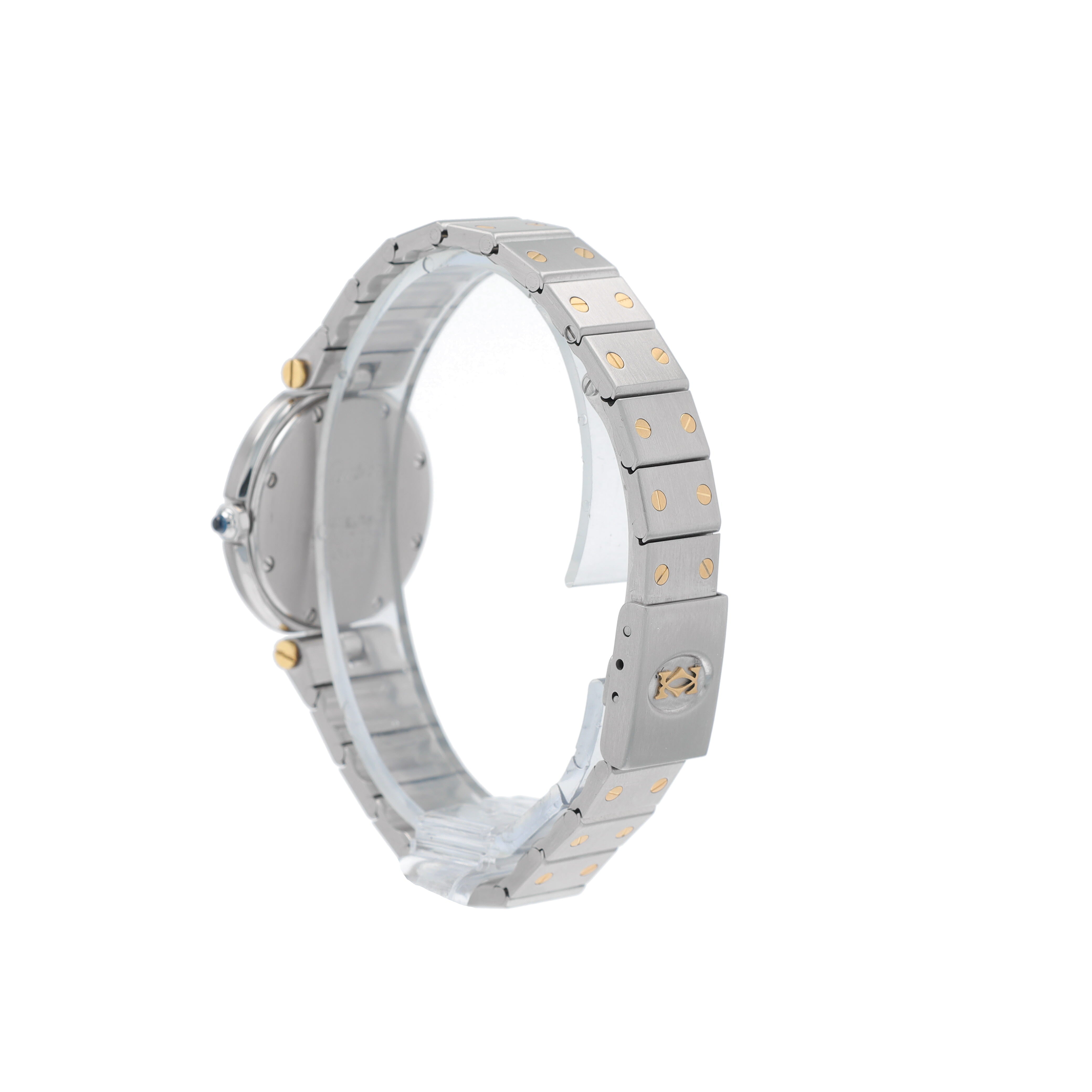 Cartier Santos TT YELLOW White Roman Dial