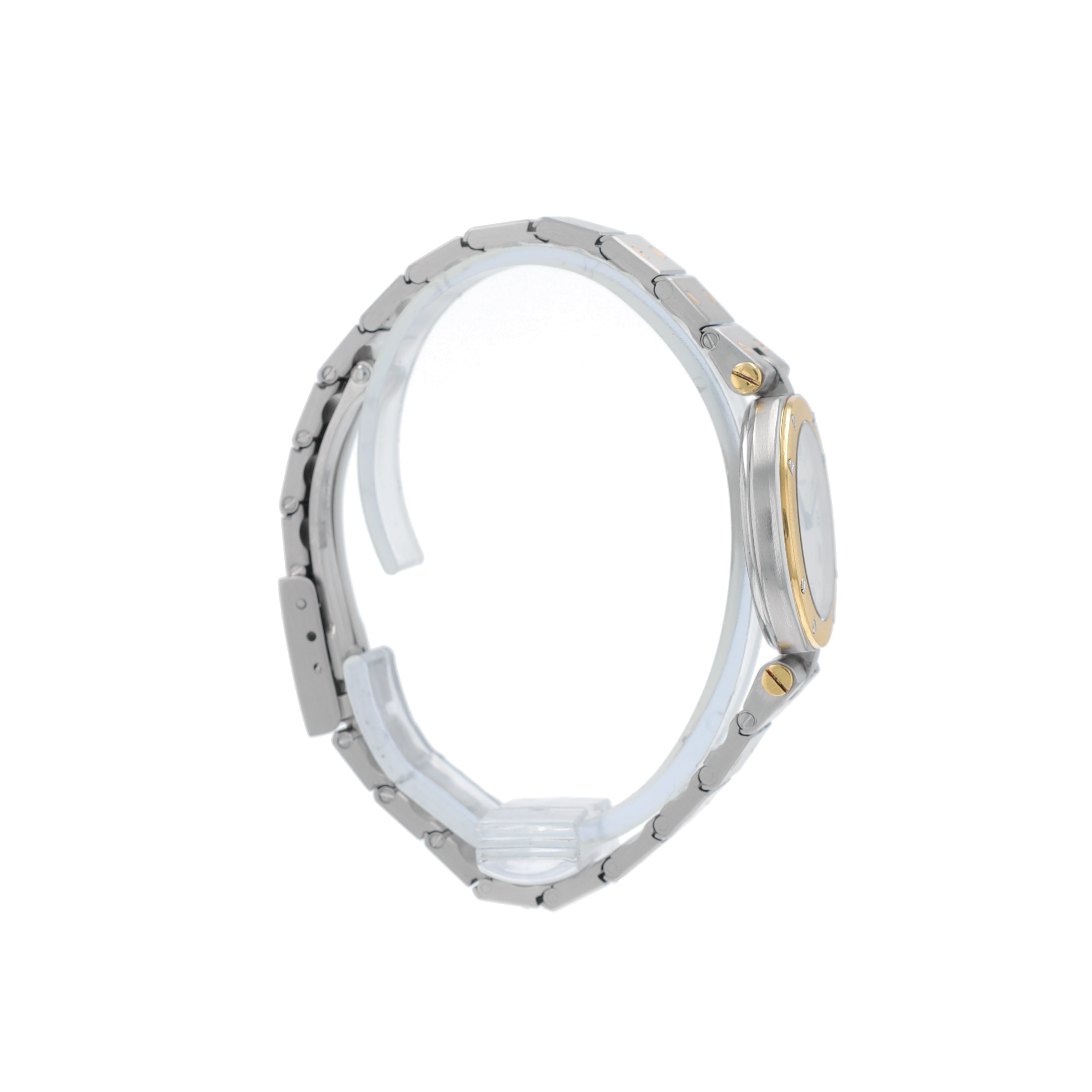 Cartier Santos TT YELLOW White Roman Dial