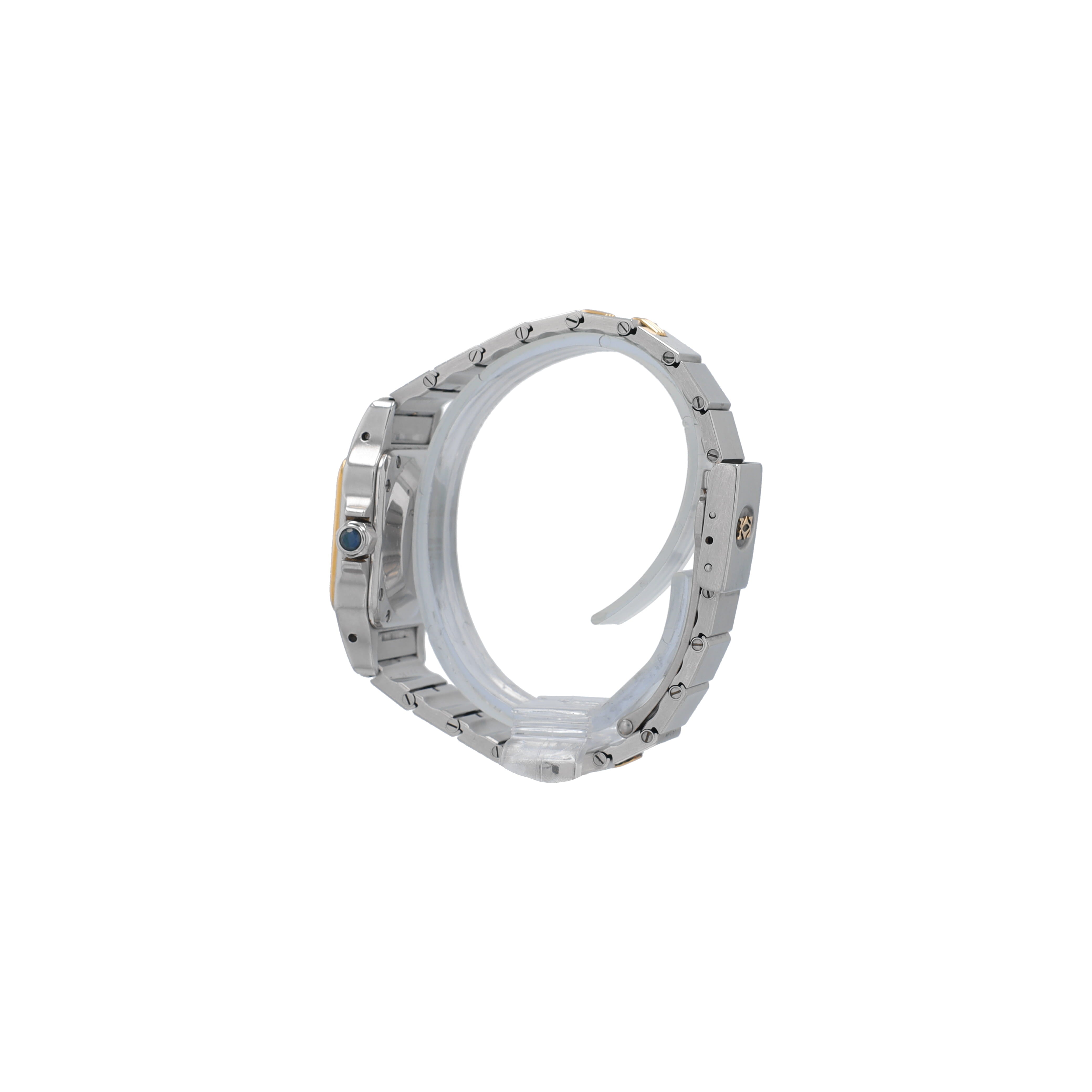 Cartier Santos TT YELLOW 2423 White Roman Dial