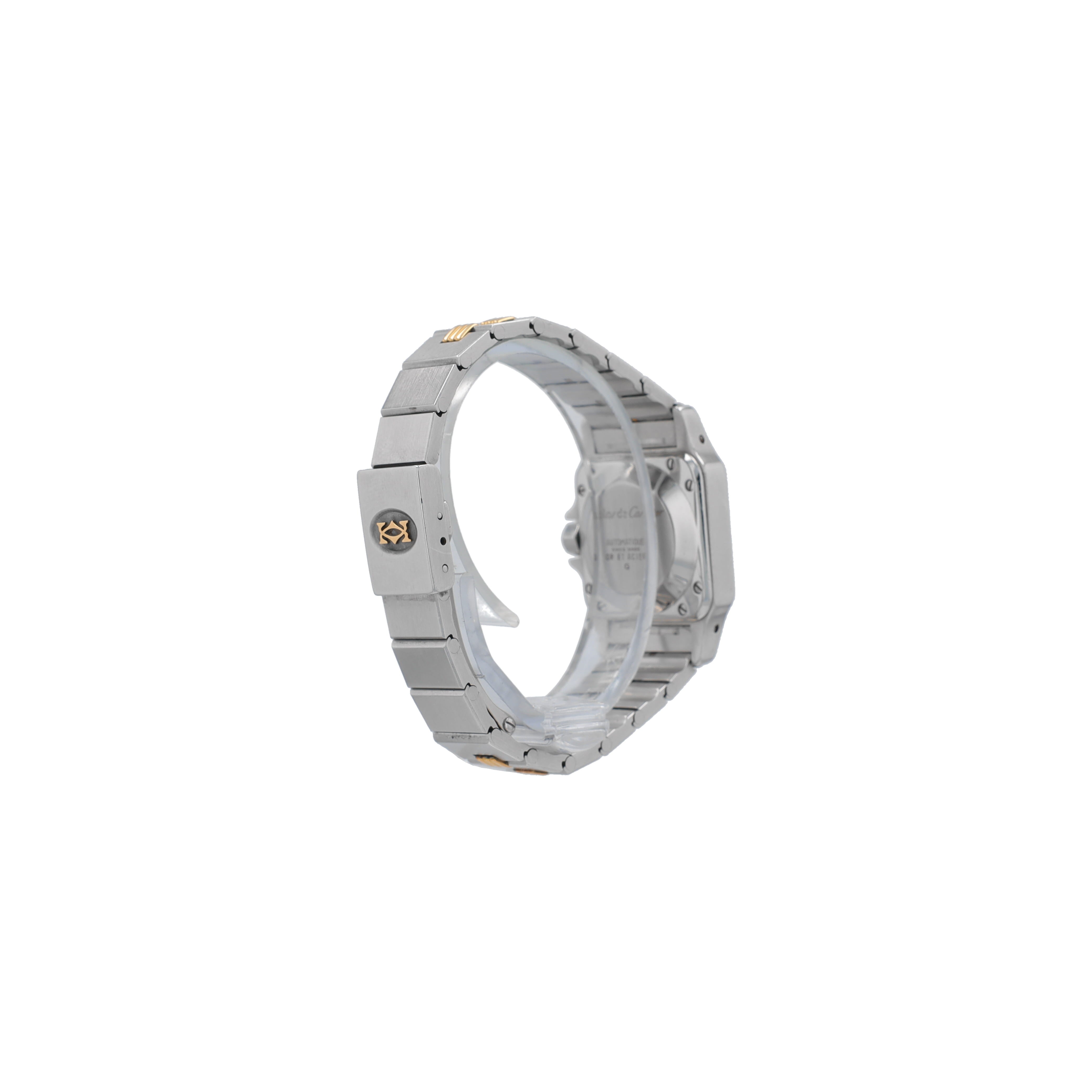Cartier Santos TT YELLOW 2423 White Roman Dial