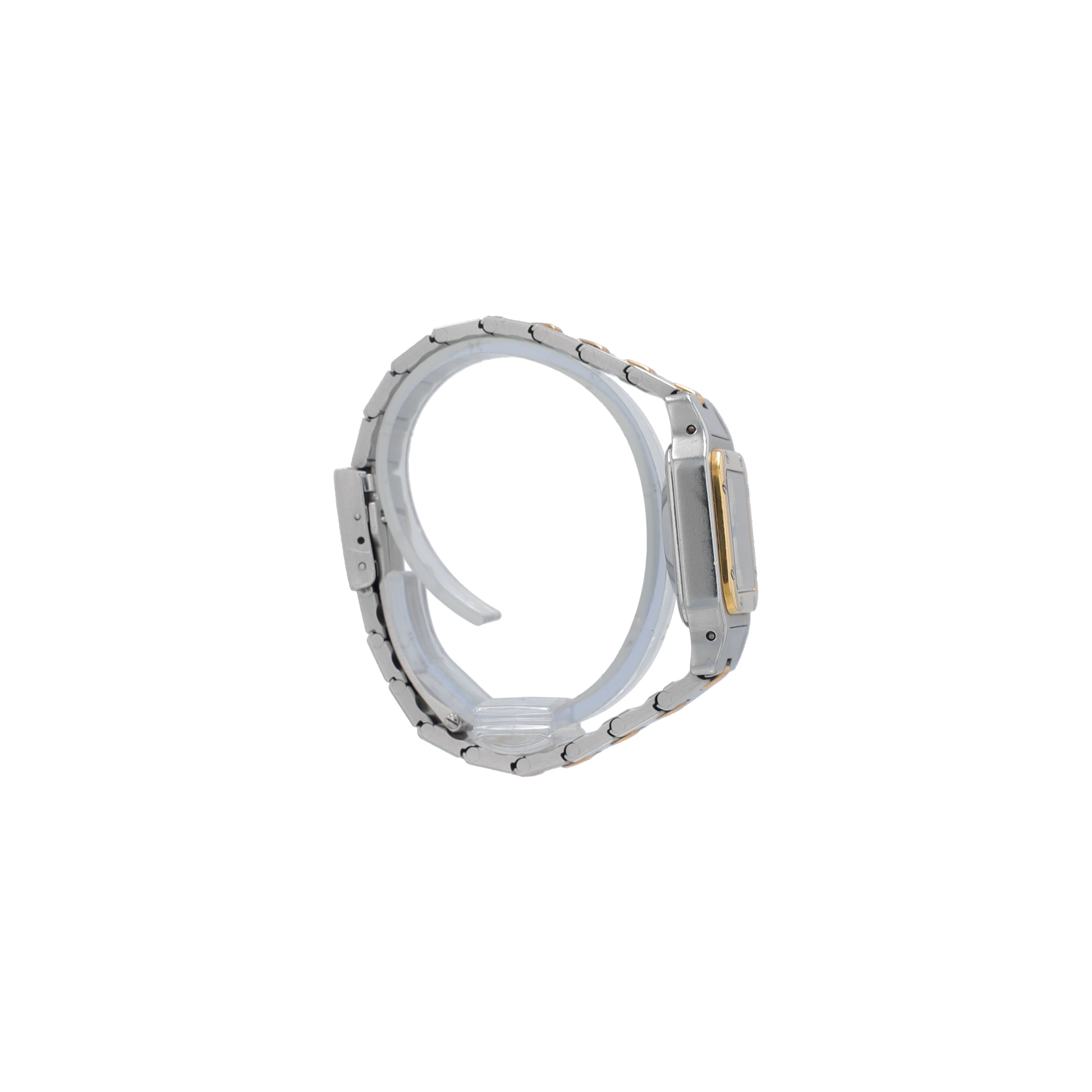 Cartier Santos TT YELLOW 2423 White Roman Dial