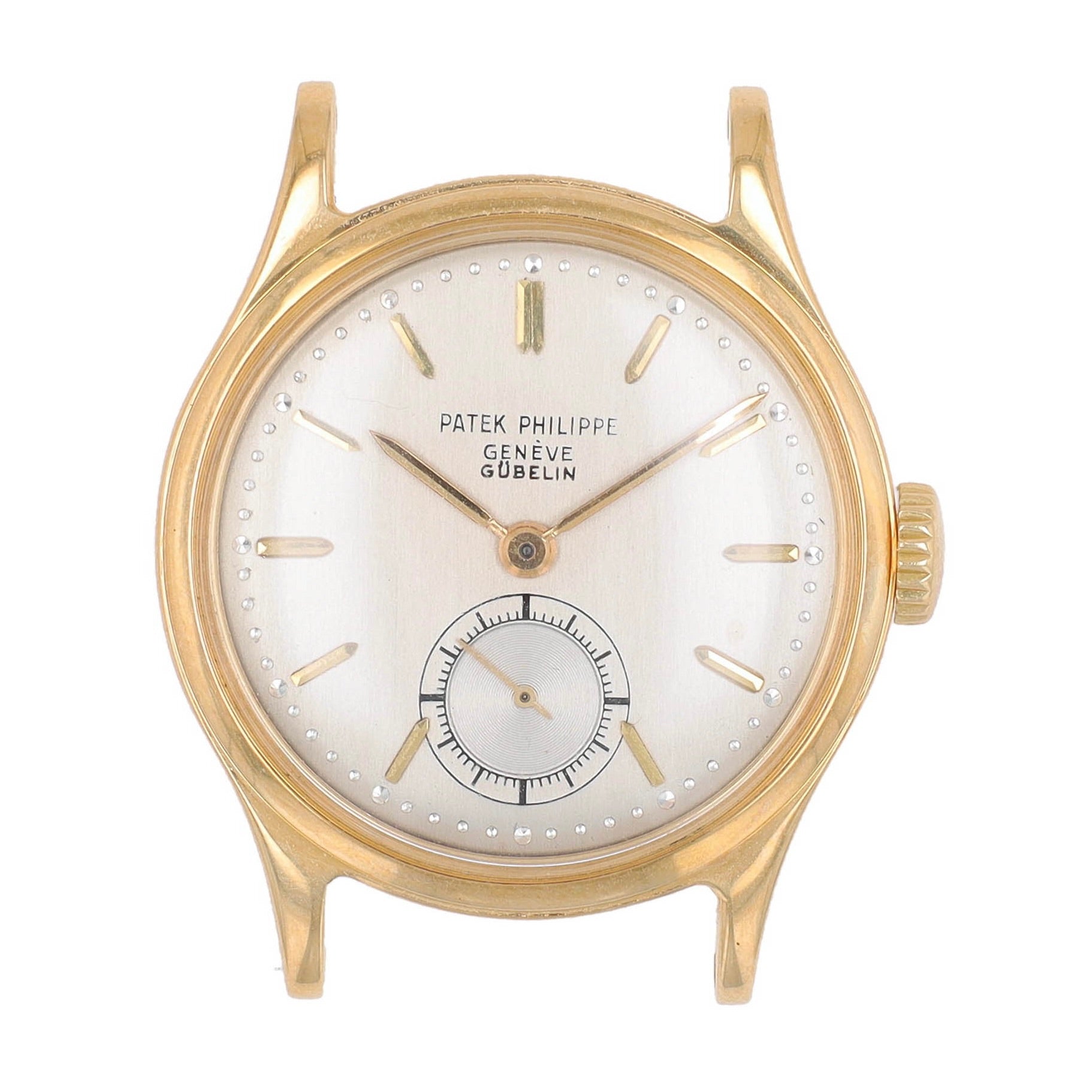 Patek Philippe Calatrava Mid-Size Ref. 96 18KY Gre Index Dial with Sub Sec Manual Winding Calibre 12-120SC Head Only