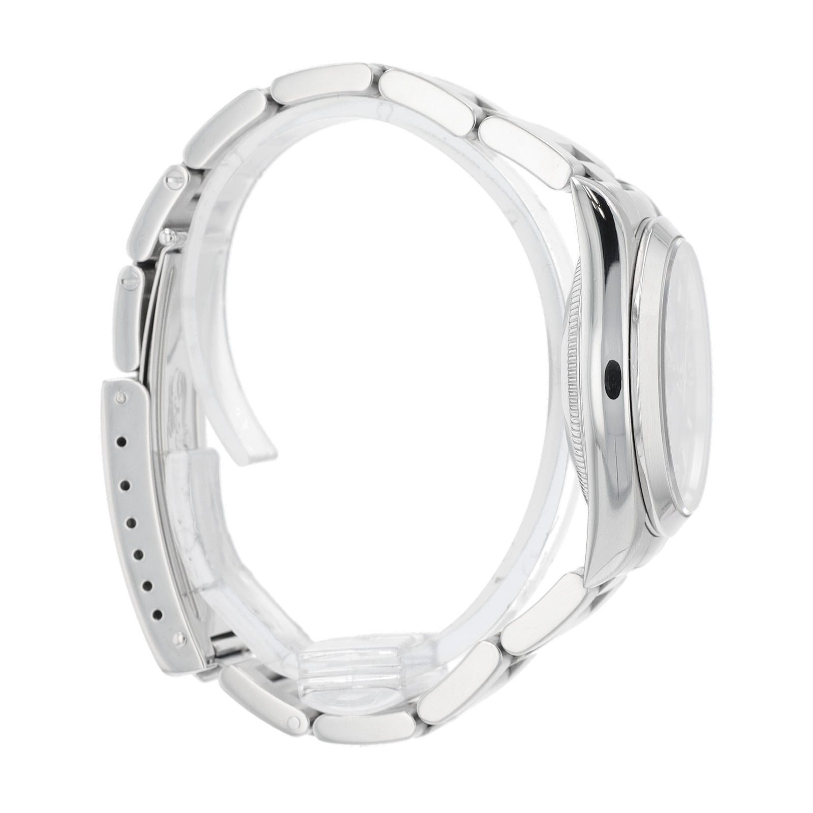 Rolex Oyster Perpetual 31mm Stainless Steel Black Dial Oyster Watch 67480 31mm - Luxuriant Concierge