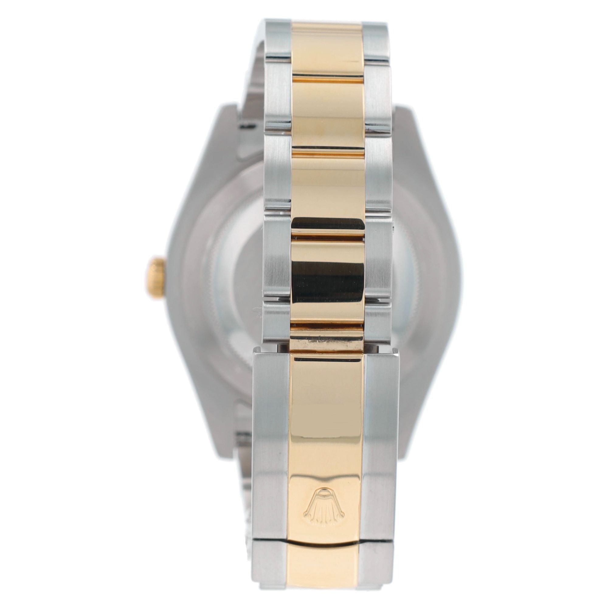 Rolex Mens Datejust II 116333 Two-Tone Champagne Diamond Oyster Band Watch w/Box&Cert