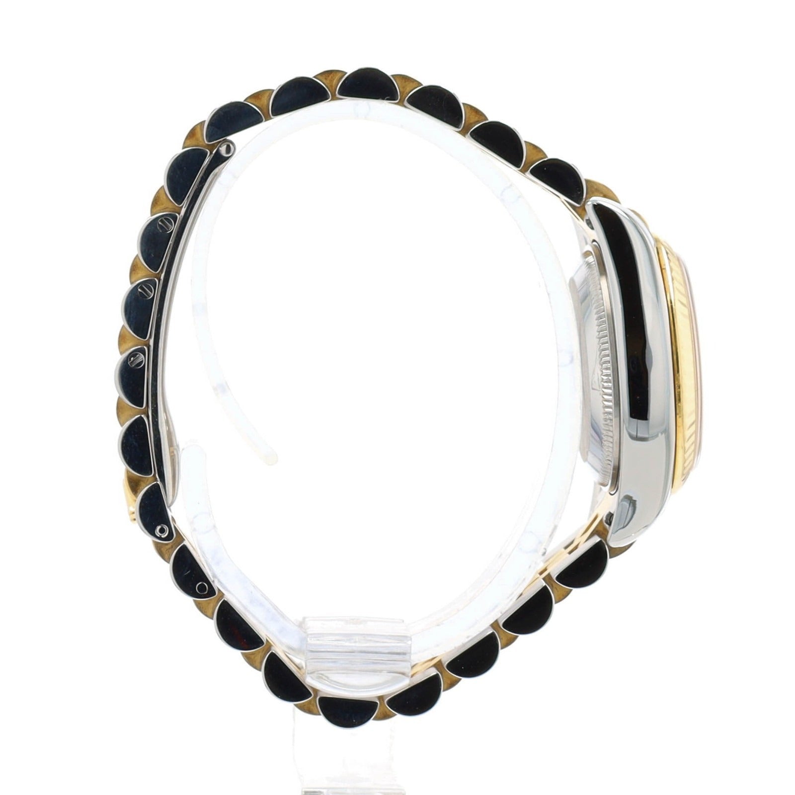 Rolex Ladies Datejust 179173 Two-Tone 18KY & Steel Champagne Index Jubilee Watch - Luxuriant Concierge