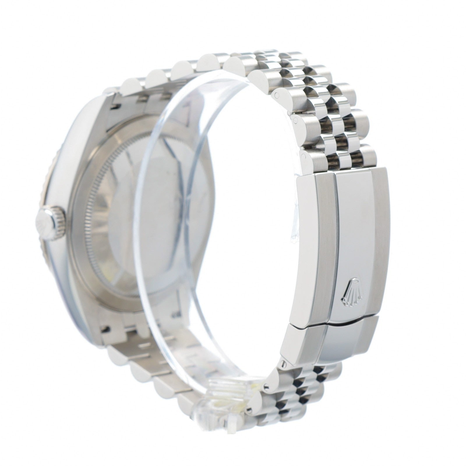 Rolex Mens Sky-Dweller 326934 42mm 18KW & Steel Blue Dial Jubilee Band Watch - Luxuriant Concierge