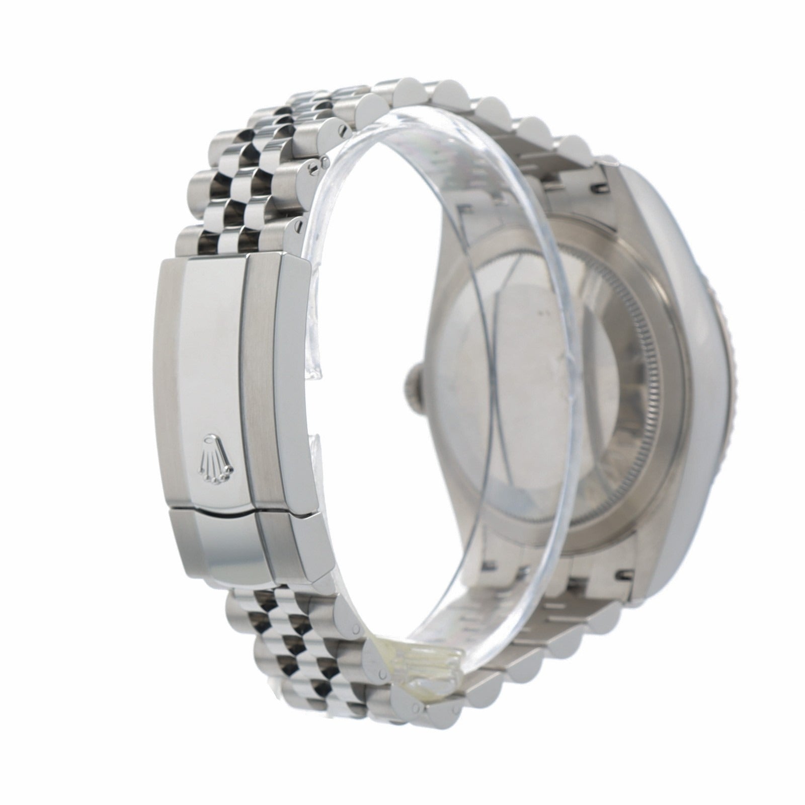 Rolex Mens Sky-Dweller 326934 42mm 18KW & Steel Blue Dial Jubilee Band Watch - Luxuriant Concierge