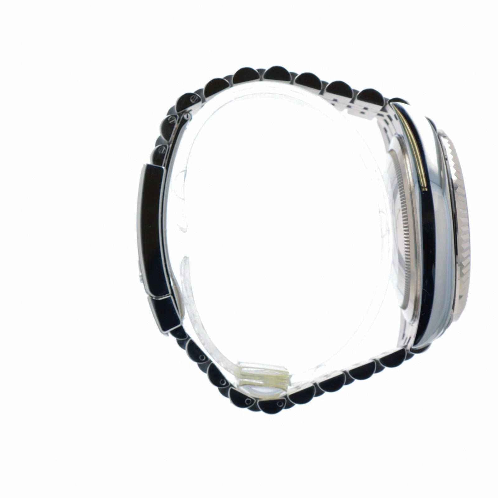 Rolex Mens Sky-Dweller 326934 42mm 18KW & Steel Blue Dial Jubilee Band Watch - Luxuriant Concierge