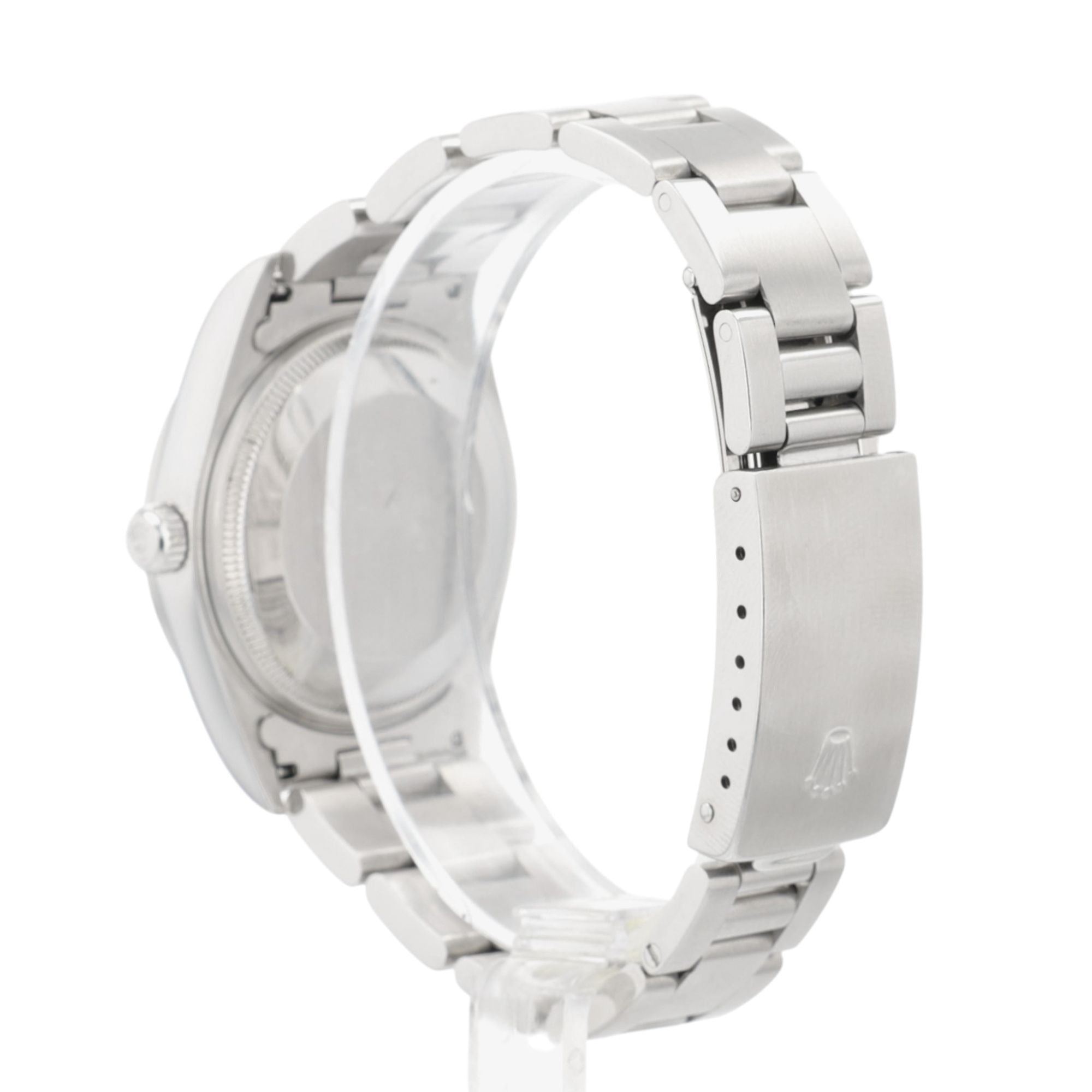 Rolex Air-King 14000 Black Index Dial Smooth Bezel Oyster 34mm Womens Watch - Luxuriant Concierge