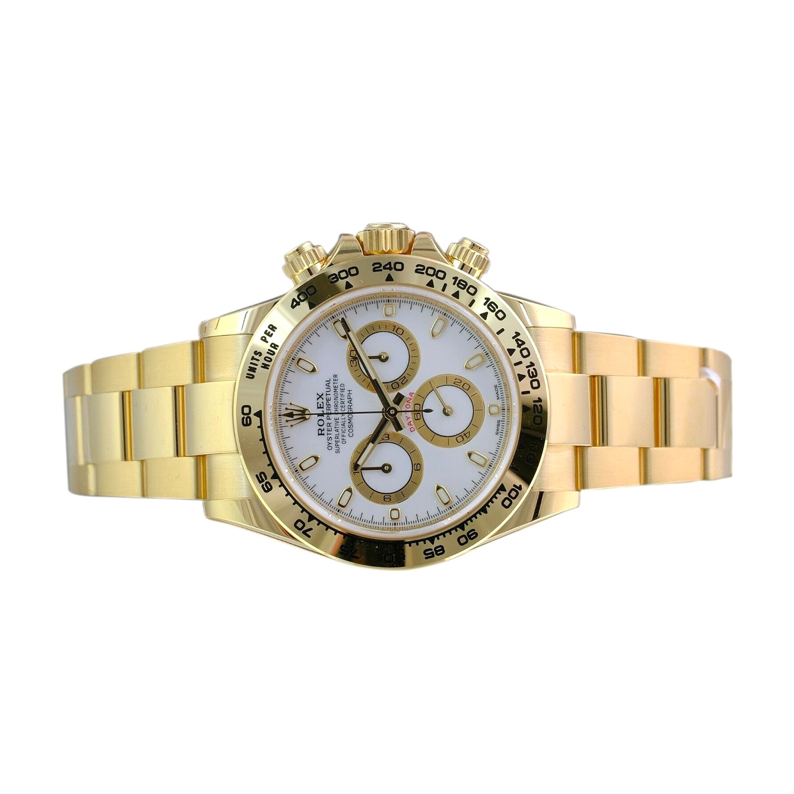 Rolex Daytona White Dial Oyster Band 116508 - luxuriantconcierge