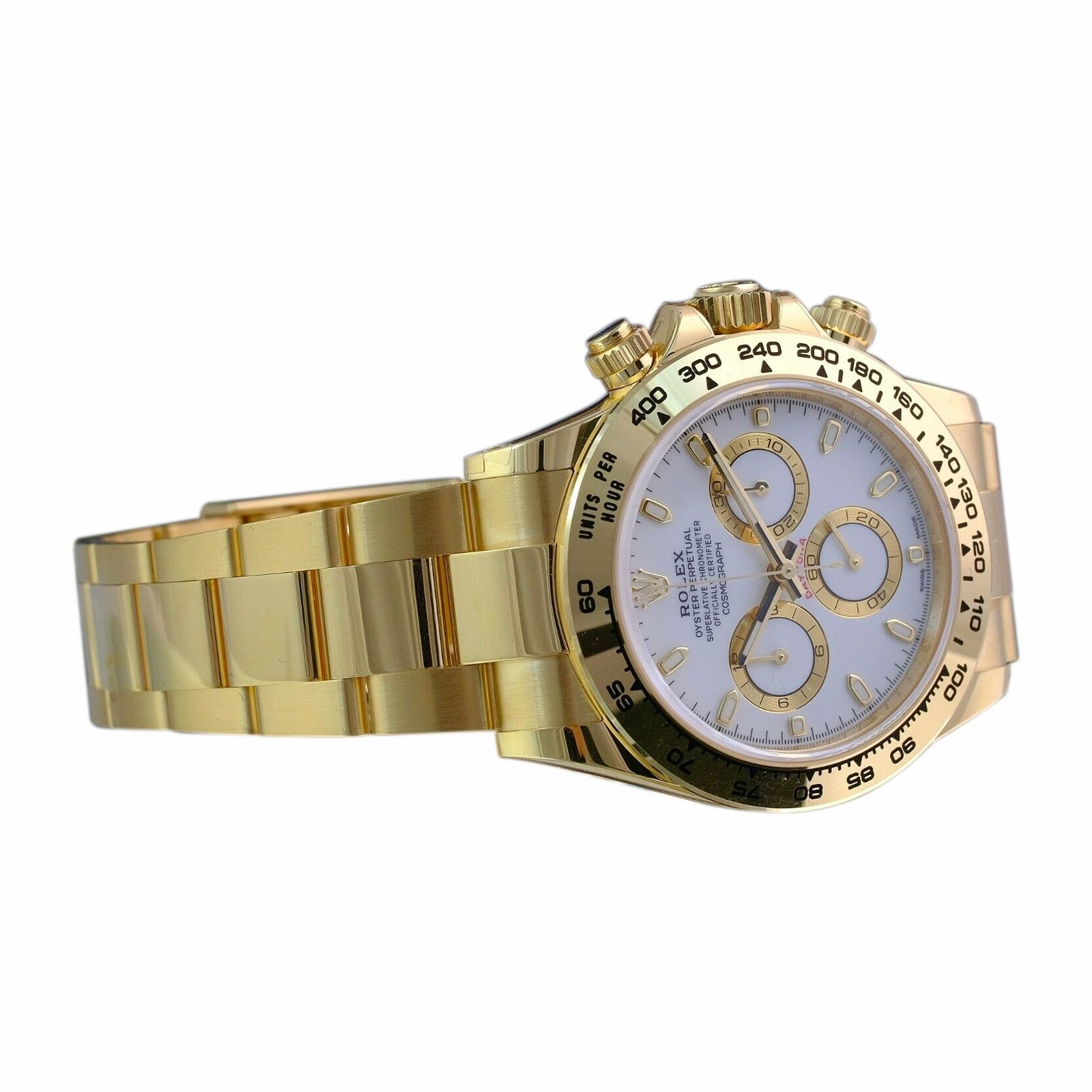 Rolex Daytona White Dial Oyster Band 116508 - luxuriantconcierge