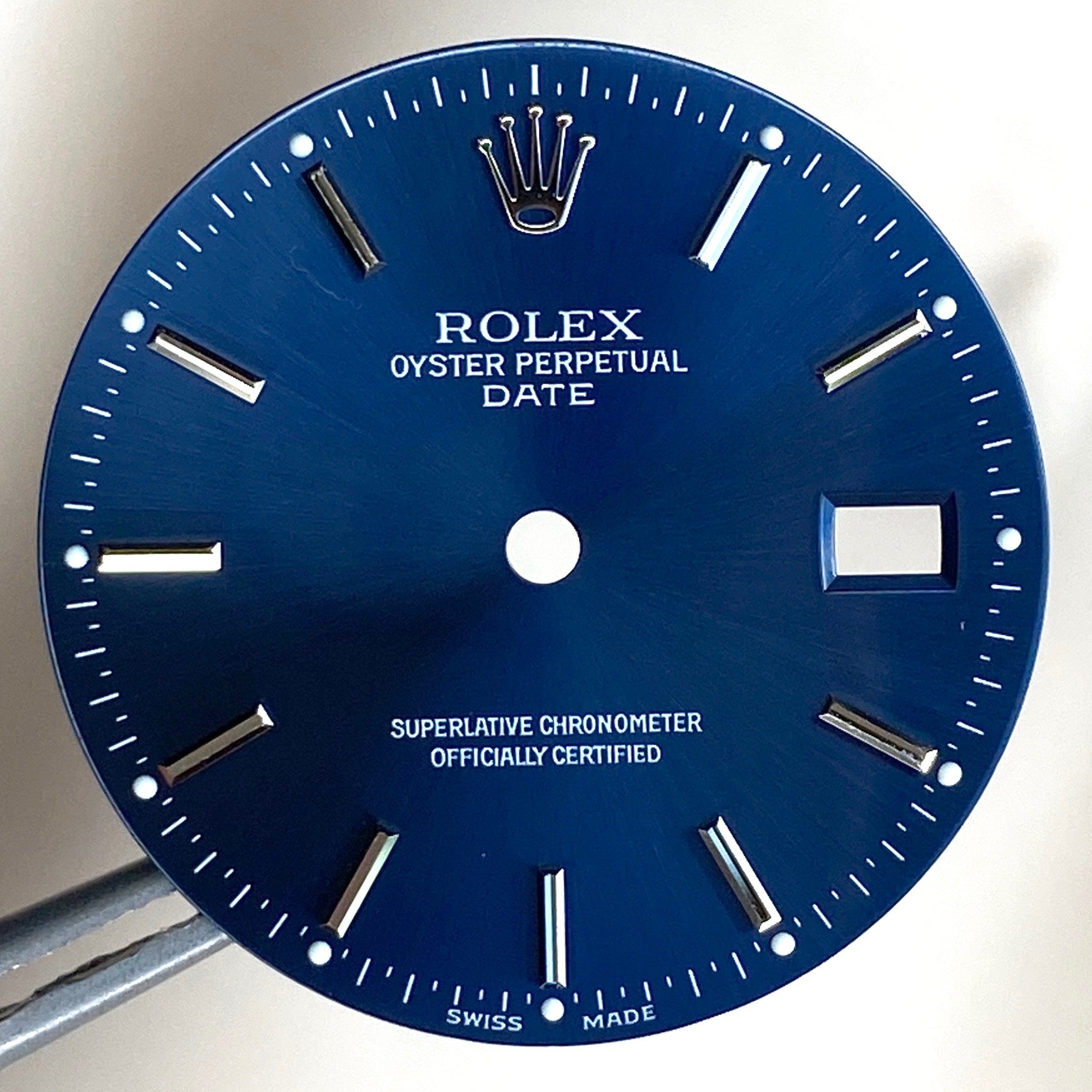 Rolex Date Blue Index Dial - luxuriantconcierge