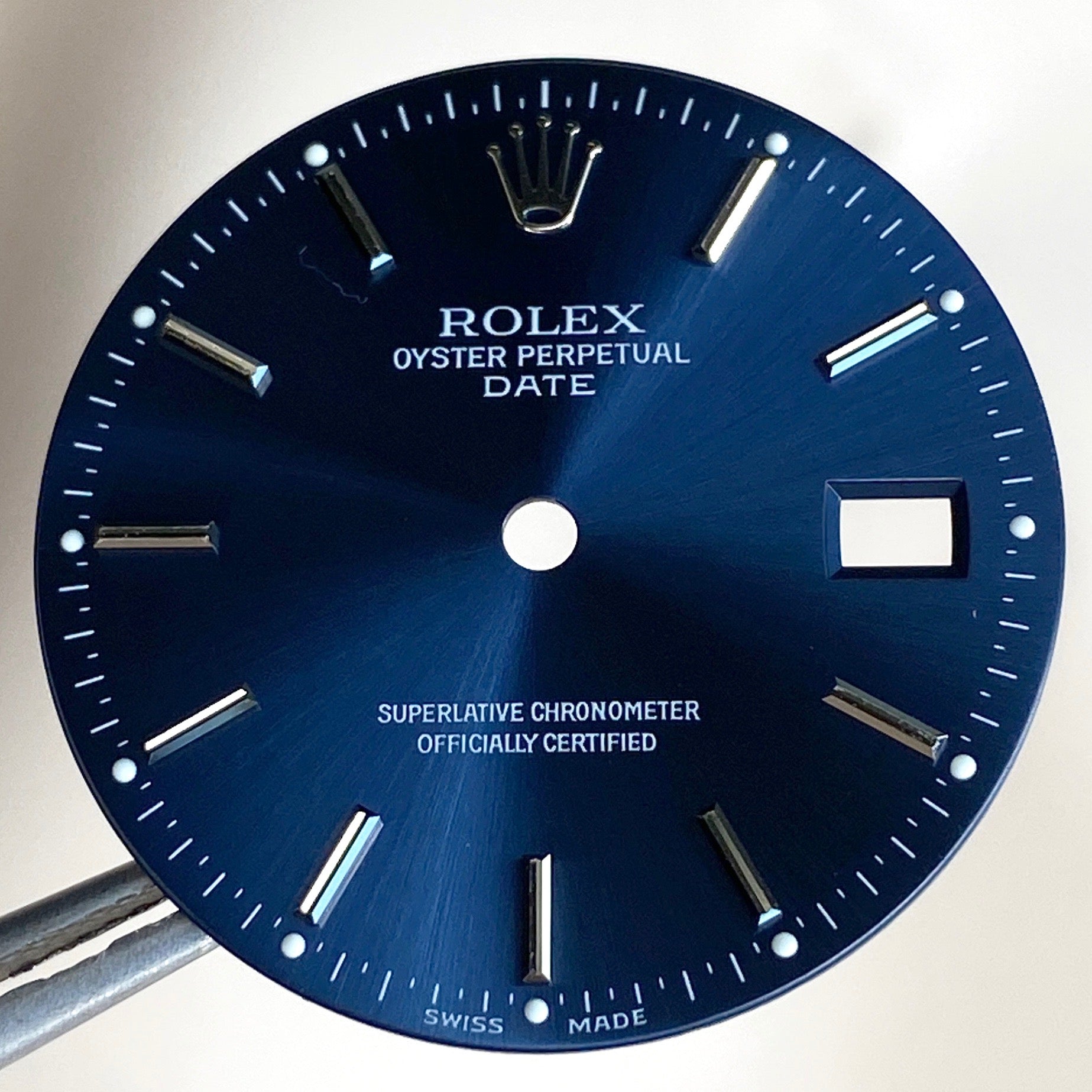 Rolex Date Blue Index Dial - luxuriantconcierge