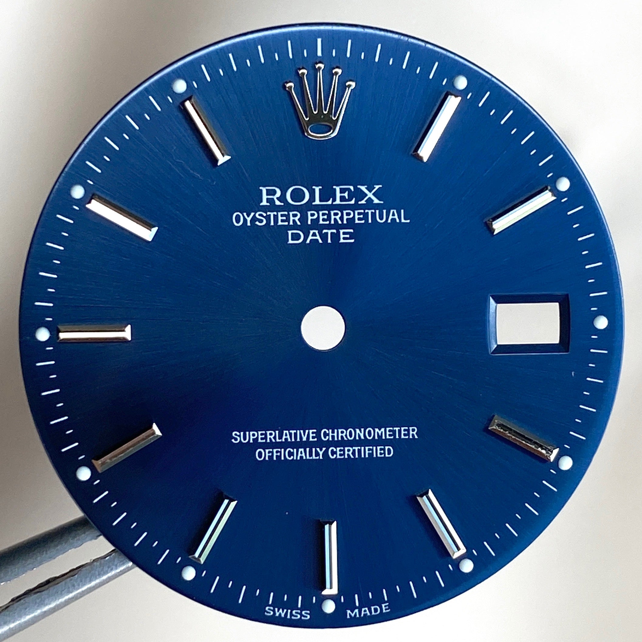 Rolex Date Blue Index Dial - luxuriantconcierge