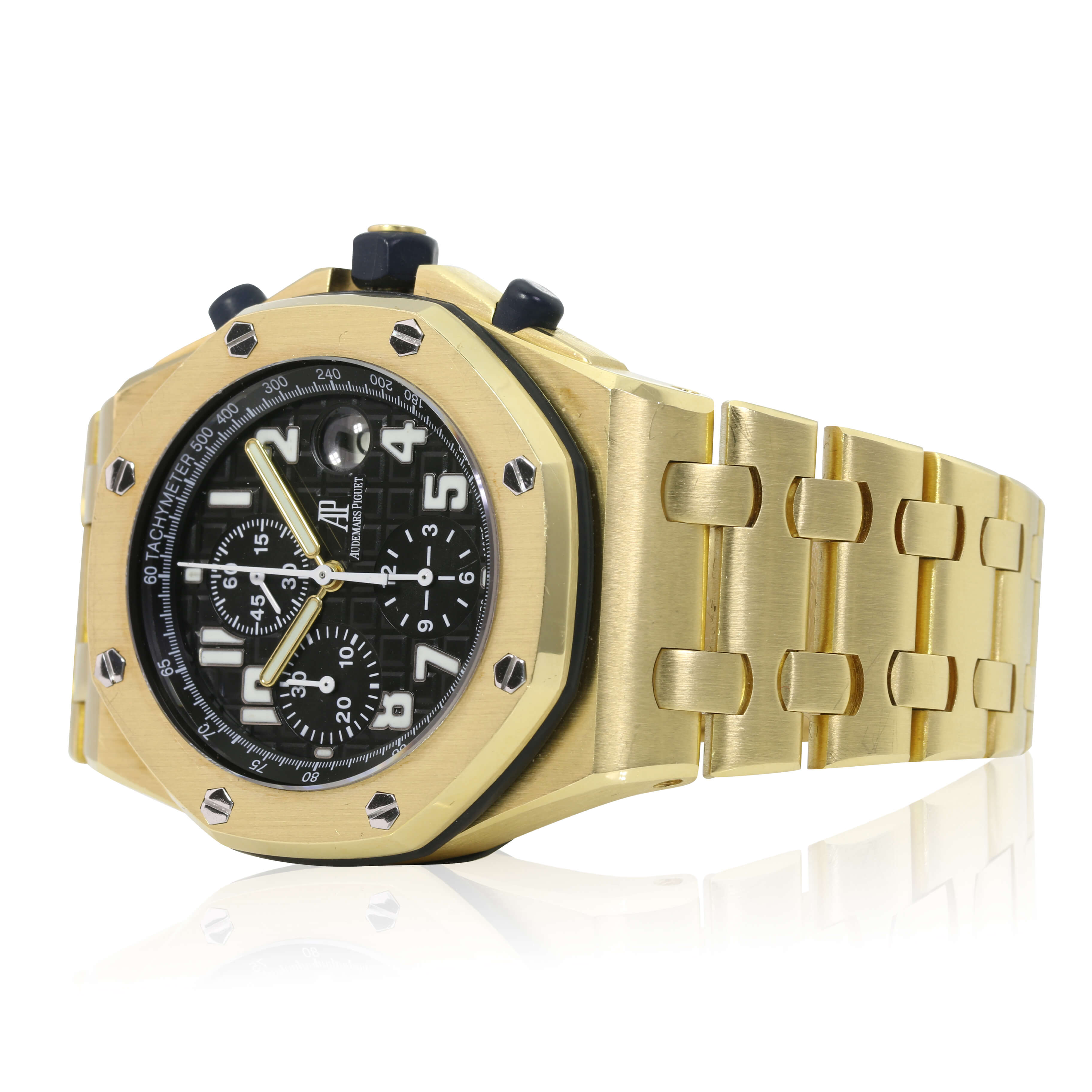 Audemars Piguet "Brick" Yellow Gold Watch - luxuriantconcierge