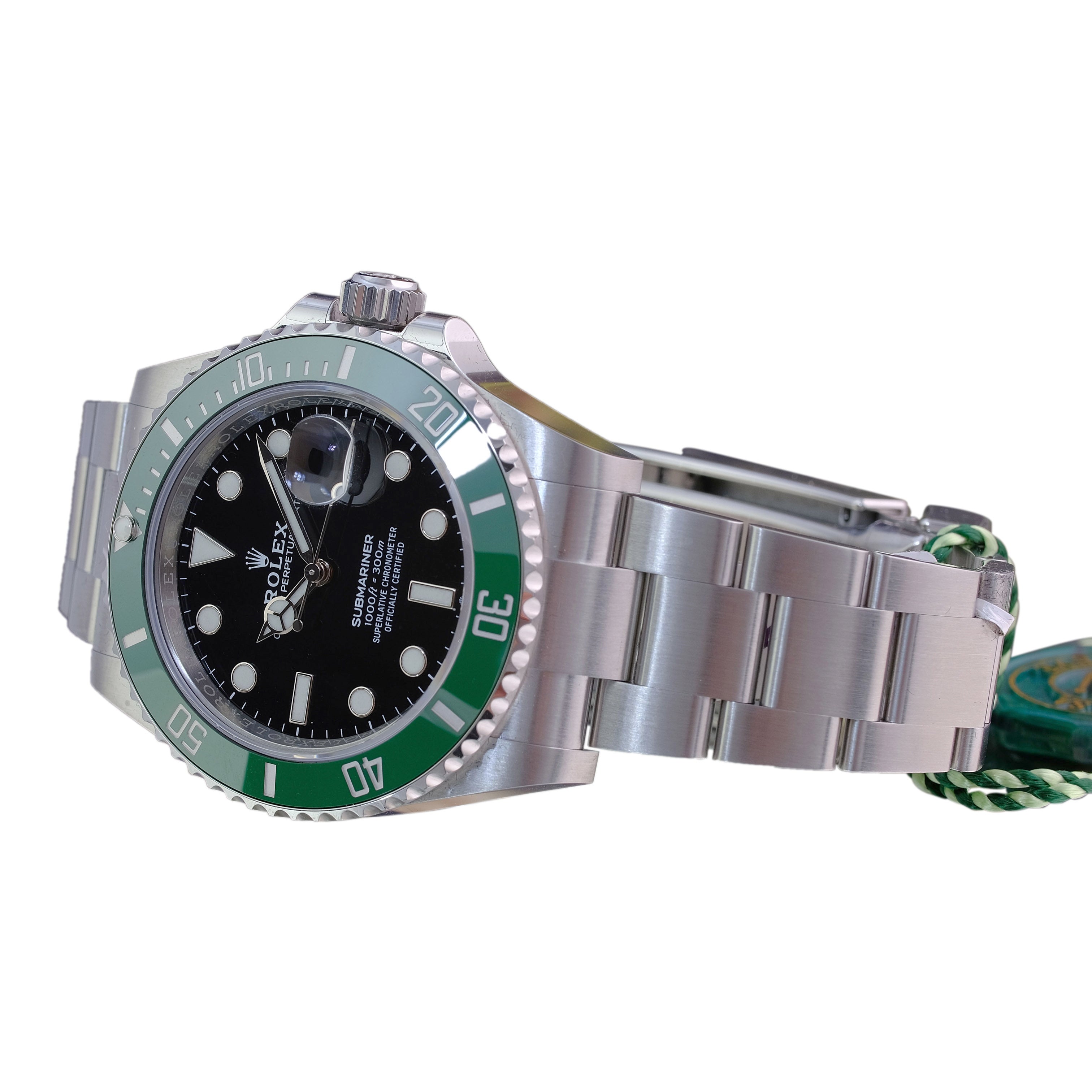 Rolex Submariner Black Dial "Starbucks" Oyster Band 126610LV - luxuriantconcierge