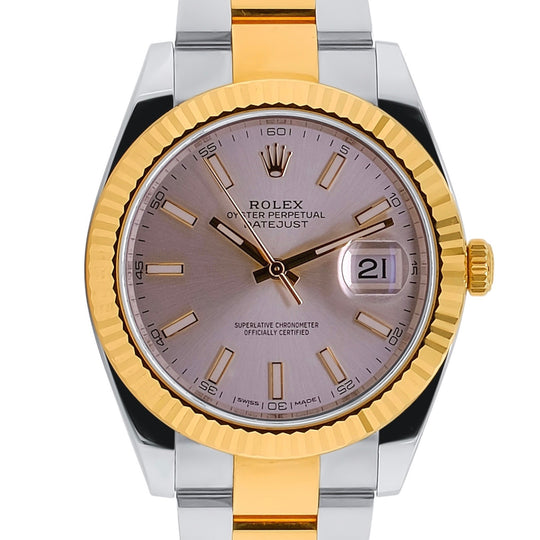 Rolex Datejust II Silver Index Dial Oyster Band 126333 - luxuriantconcierge