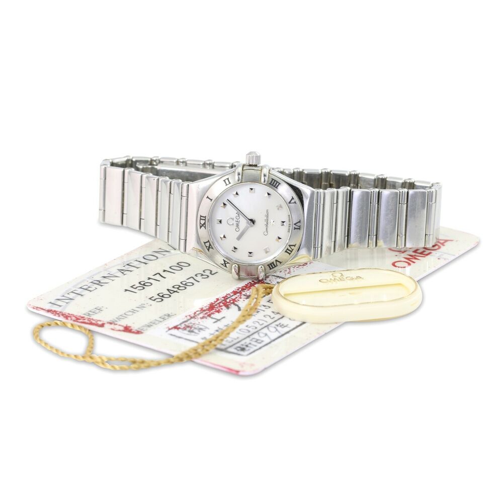 Omega Constellation White Mother of Pearl - luxuriantconcierge
