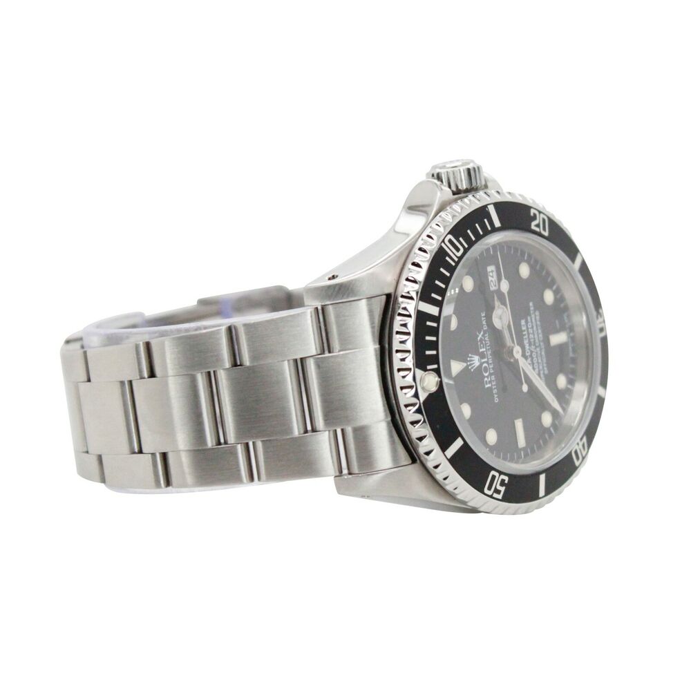 Rolex Sea-Dweller Black Luminous Oyster Band 16600 - luxuriantconcierge