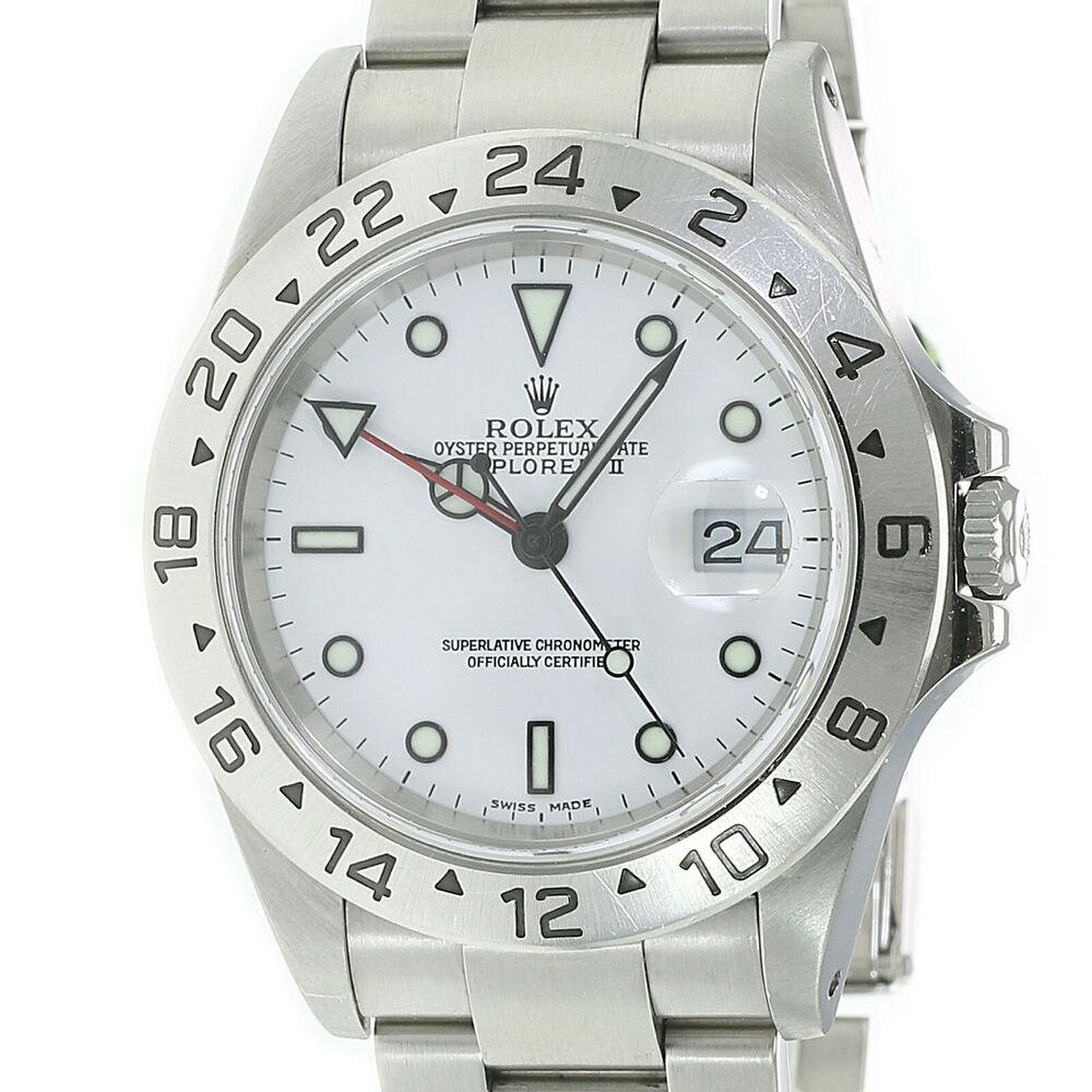 Rolex Explorer White Dial Oyster Band 16570 - luxuriantconcierge