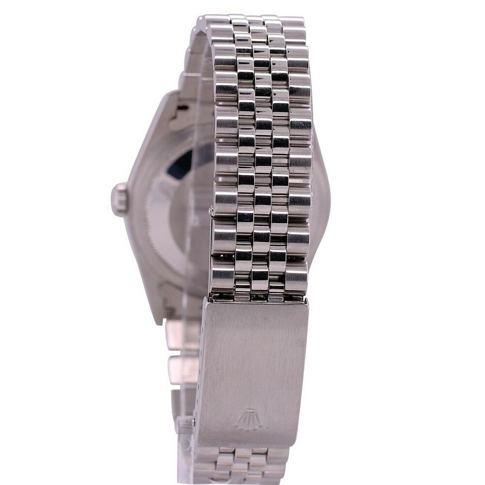 Rolex Datejust Silver Diamond Dial Jubilee Band 16234 - luxuriantconcierge