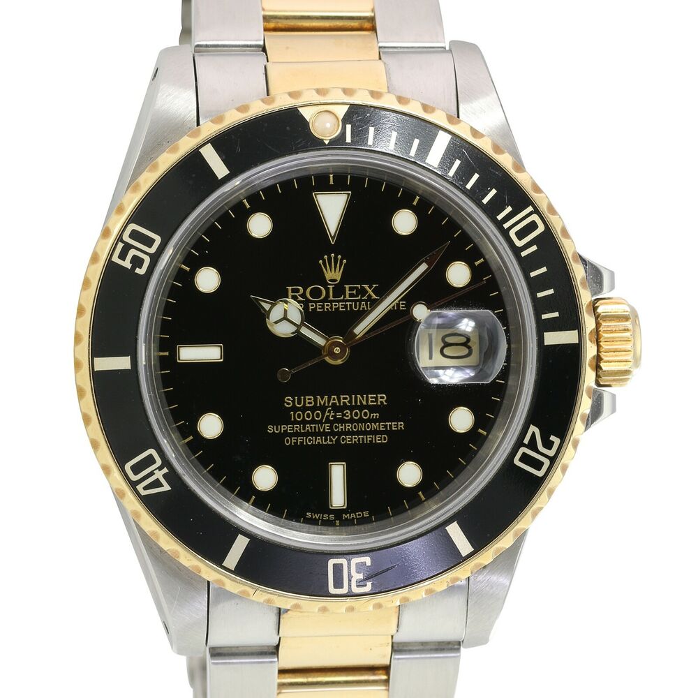 Rolex Submariner Back Dial Oyster Band 16613 - luxuriantconcierge