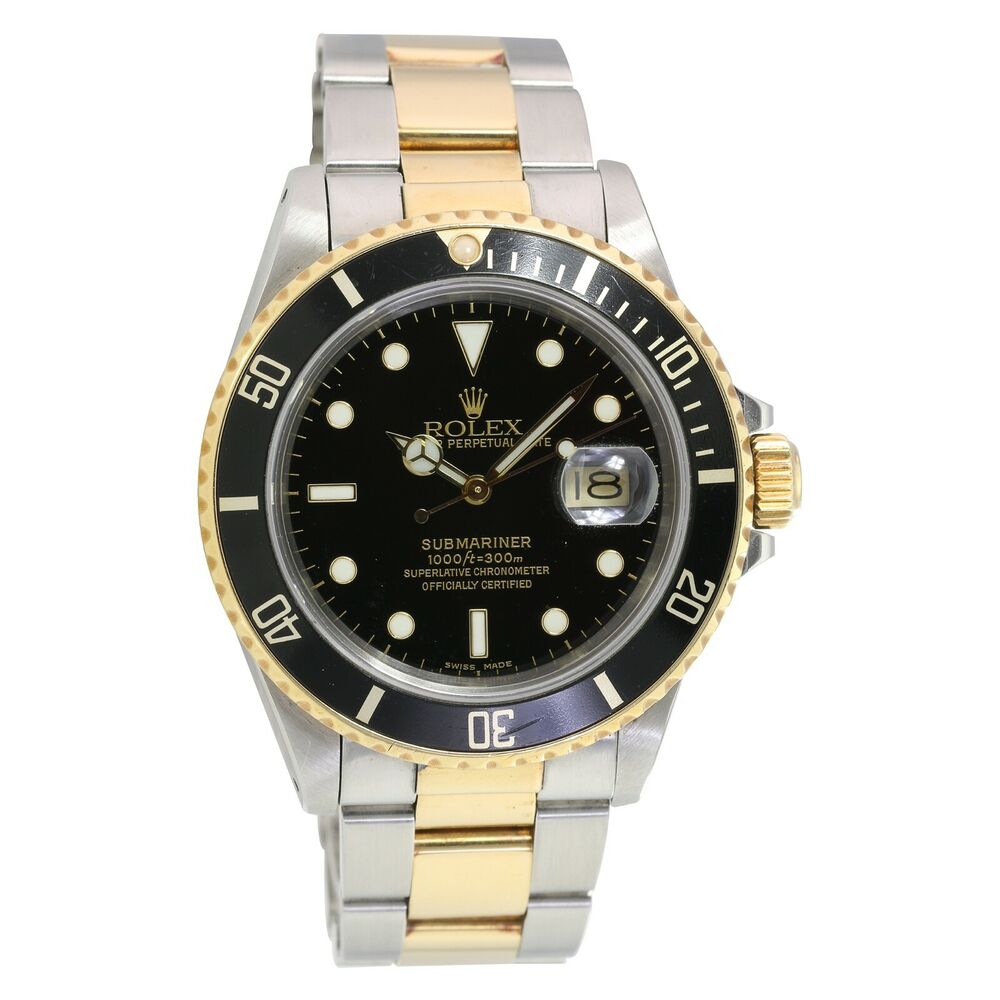 Rolex Submariner Back Dial Oyster Band 16613 - luxuriantconcierge