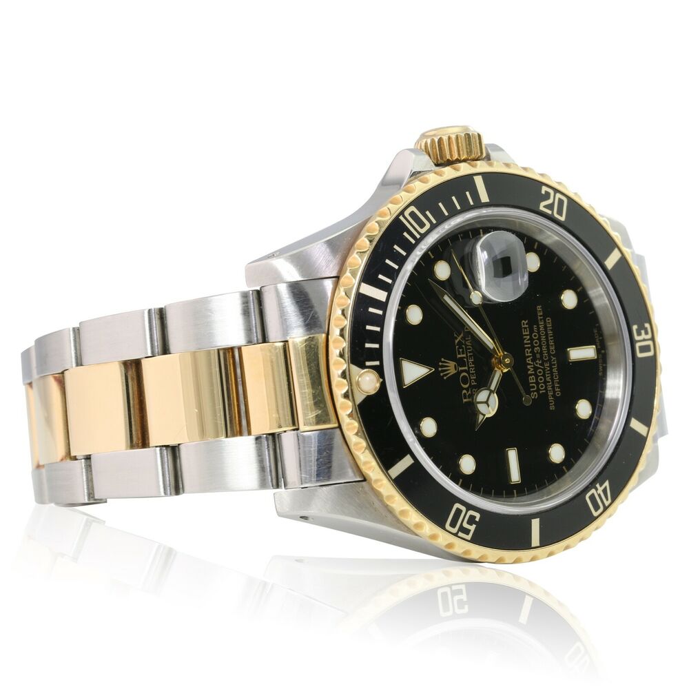 Rolex Submariner Back Dial Oyster Band 16613 - luxuriantconcierge