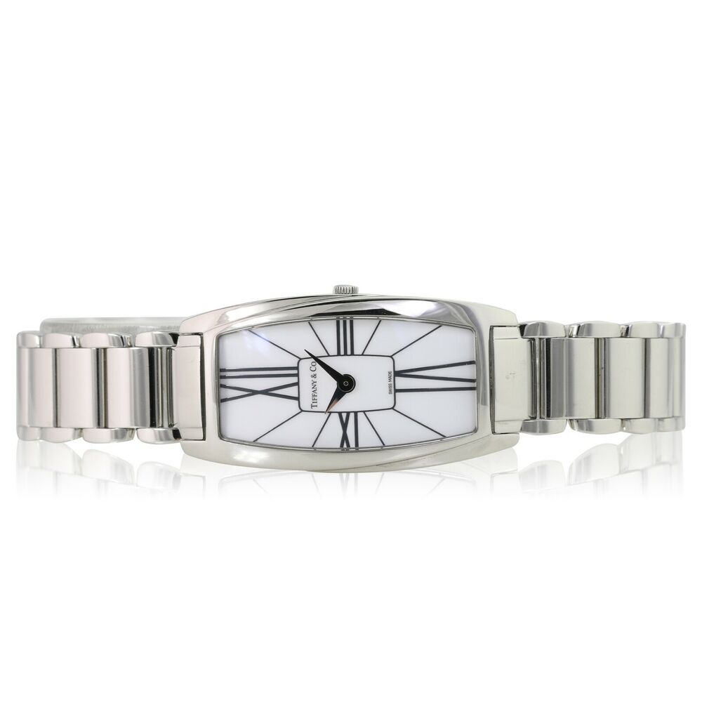 Tiffany & Co. Gemea White Roman Womens Watch - luxuriantconcierge