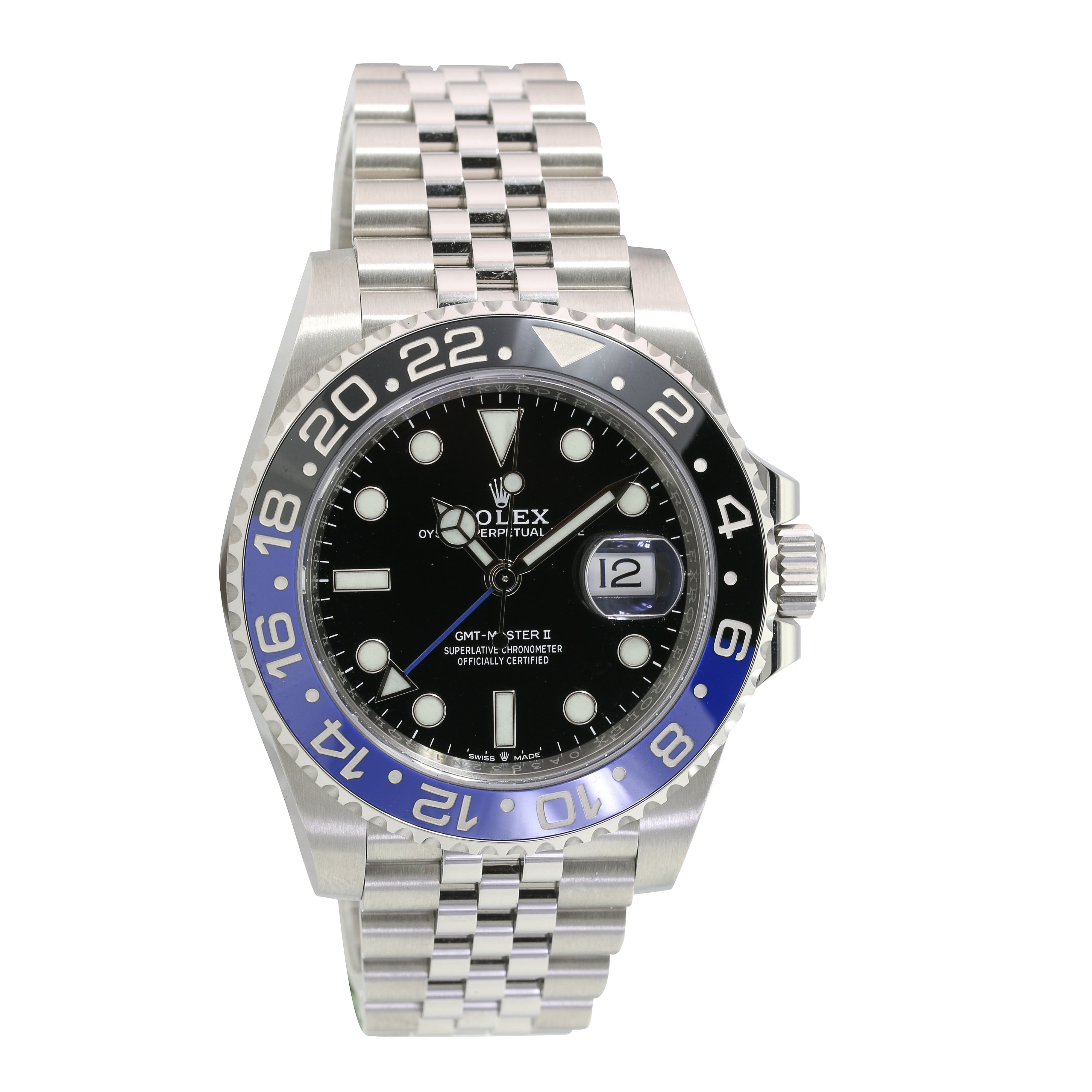 Rolex GMT-Master II "Batgirl" Jubilee Band 126710 - luxuriantconcierge