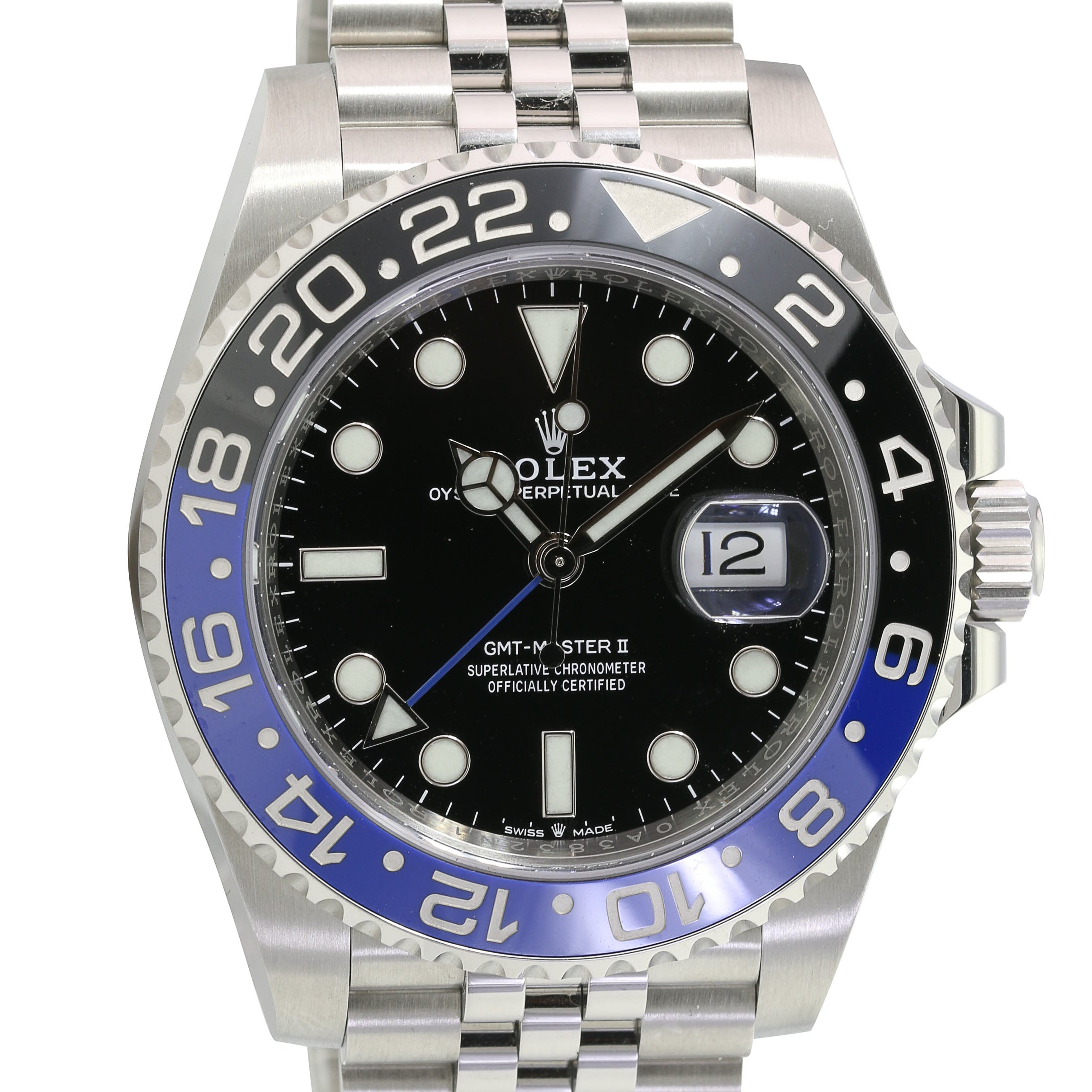 Rolex GMT-Master II "Batgirl" Jubilee Band 126710 - luxuriantconcierge