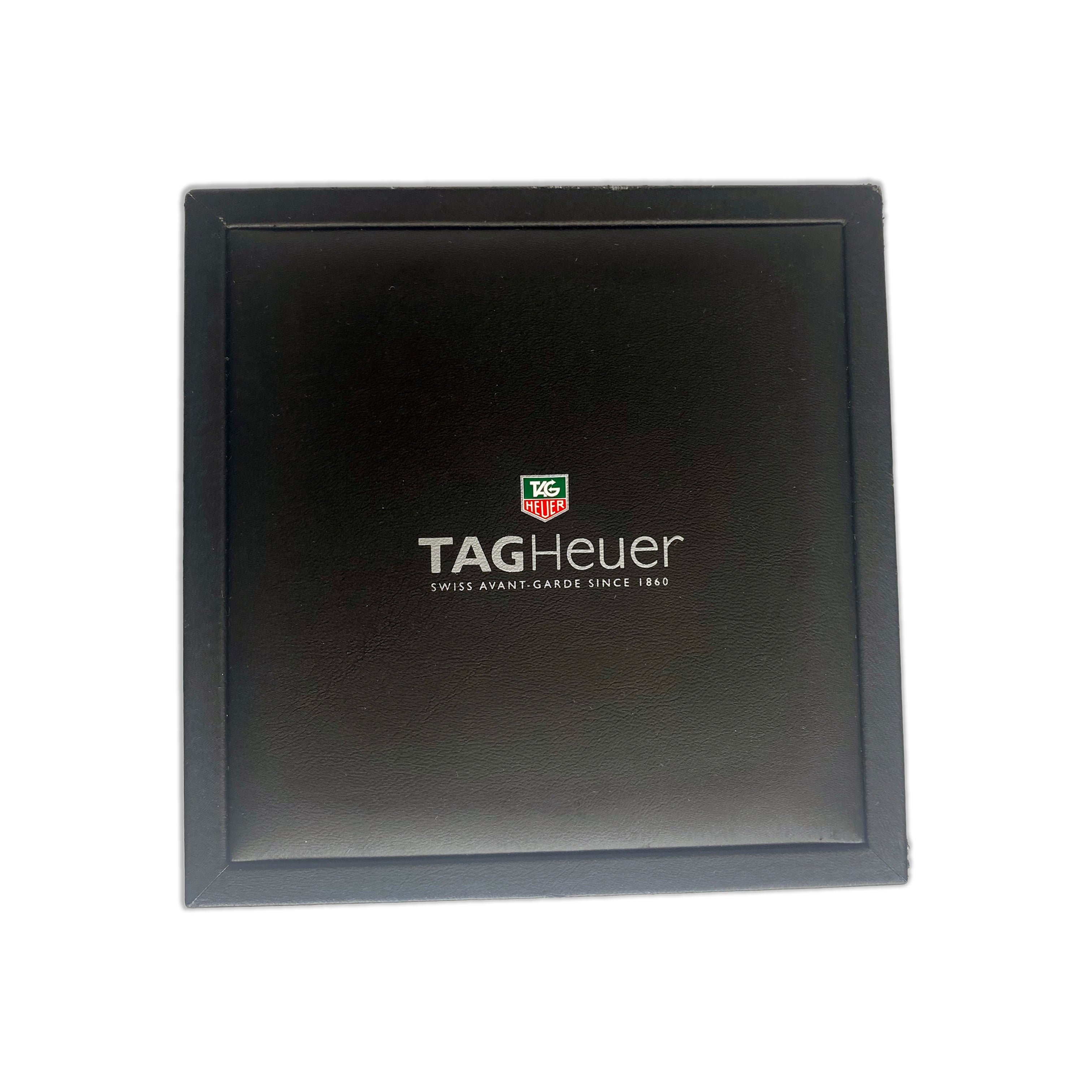 Original Tag Heuer Black Watch Box with Booklet and Booklet Wallet - luxuriantconcierge
