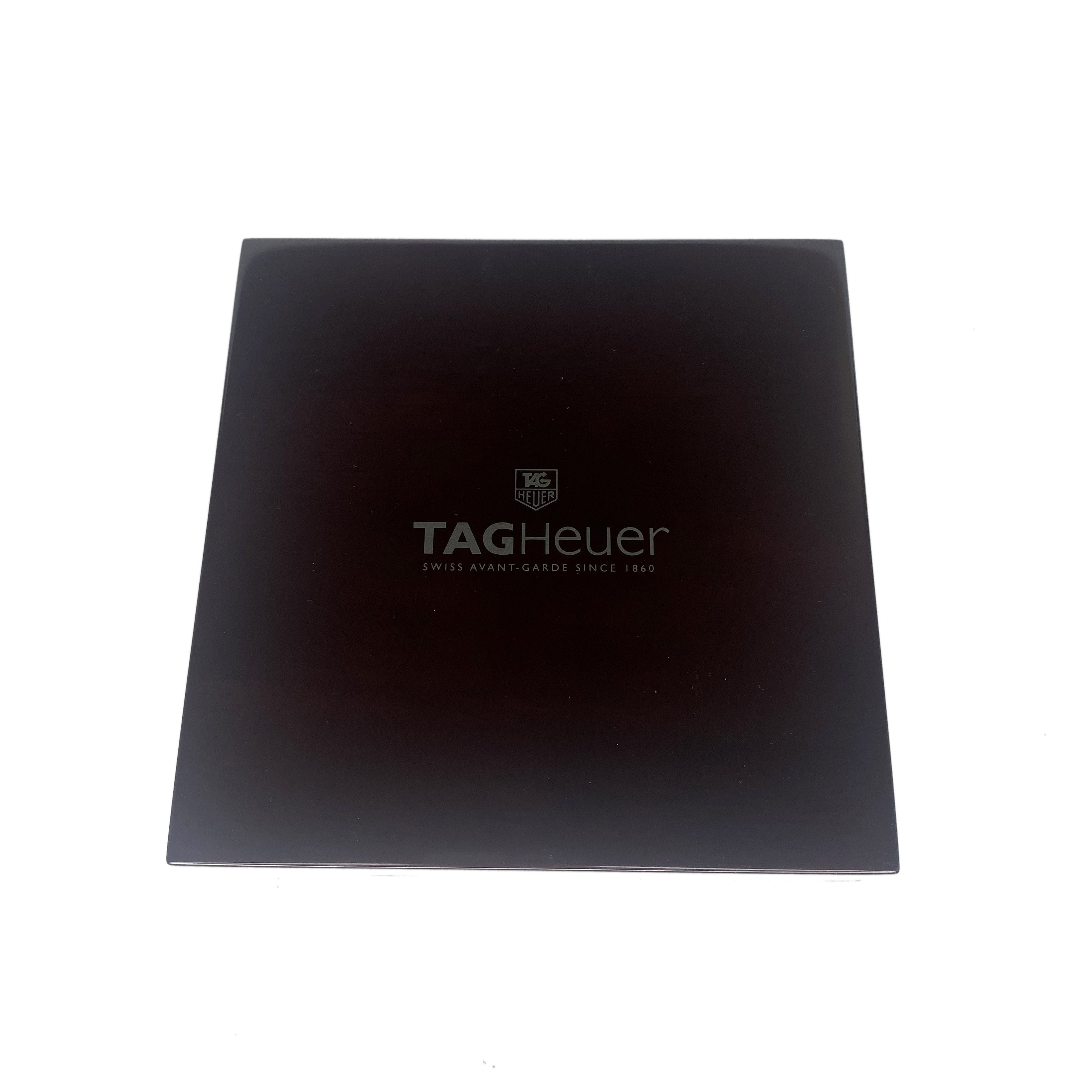 Original Tag Heuer Wood Watch Box w/ Booklets and booklet wallet - LIKE NEW - luxuriantconcierge