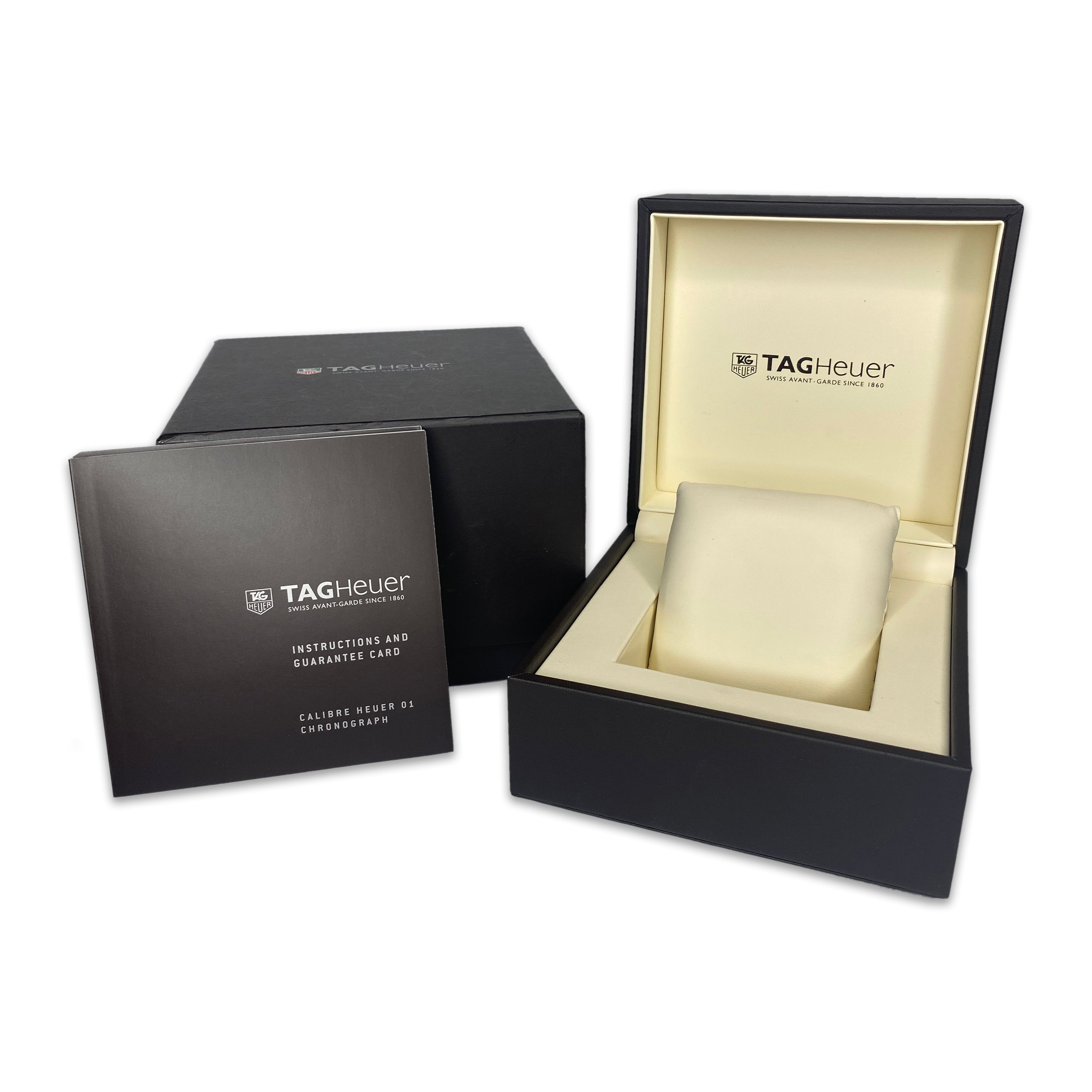 Original Tag Heuer Watch Box & Instruction Book - luxuriantconcierge
