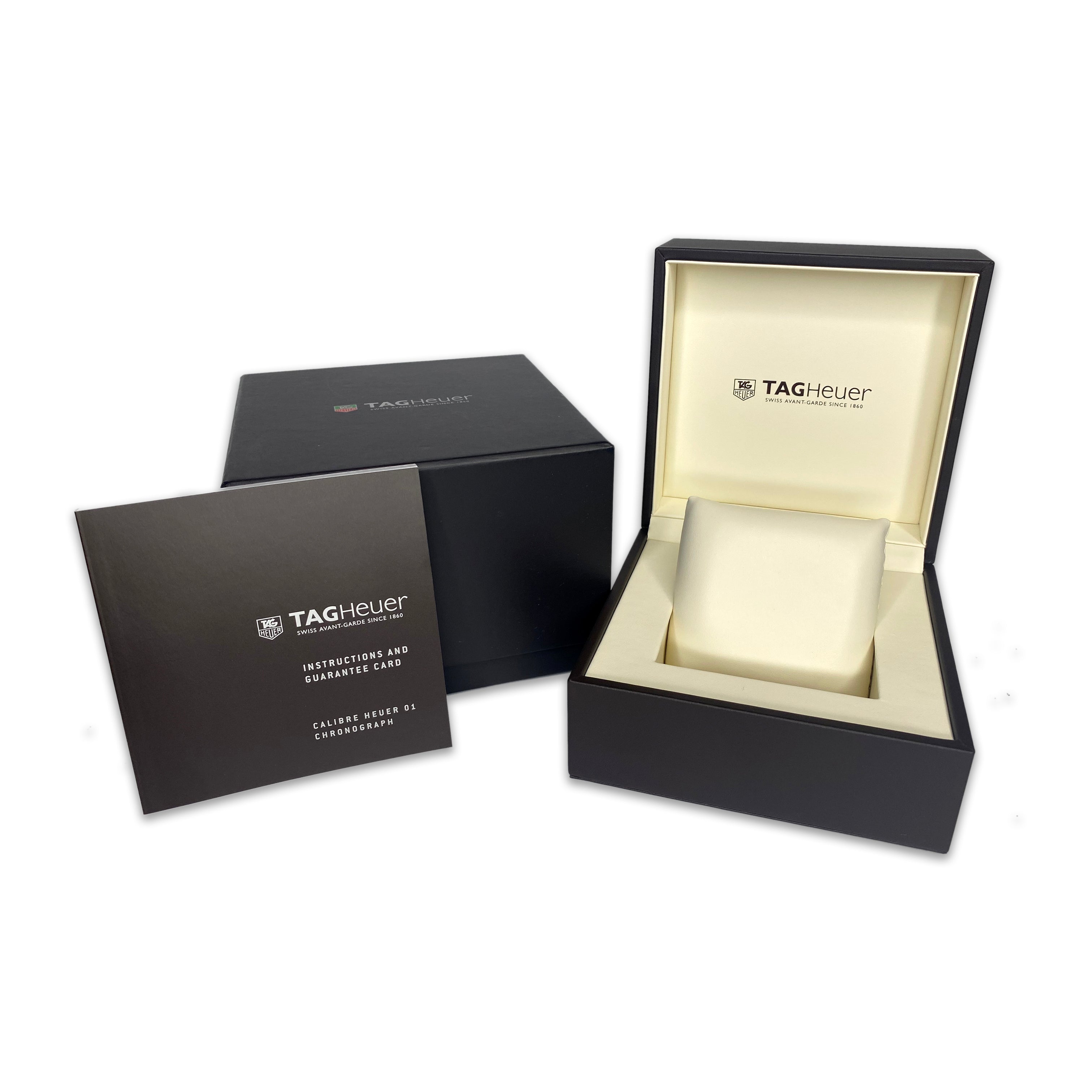 Original Tag Heuer Watch Box & Instruction Book - luxuriantconcierge