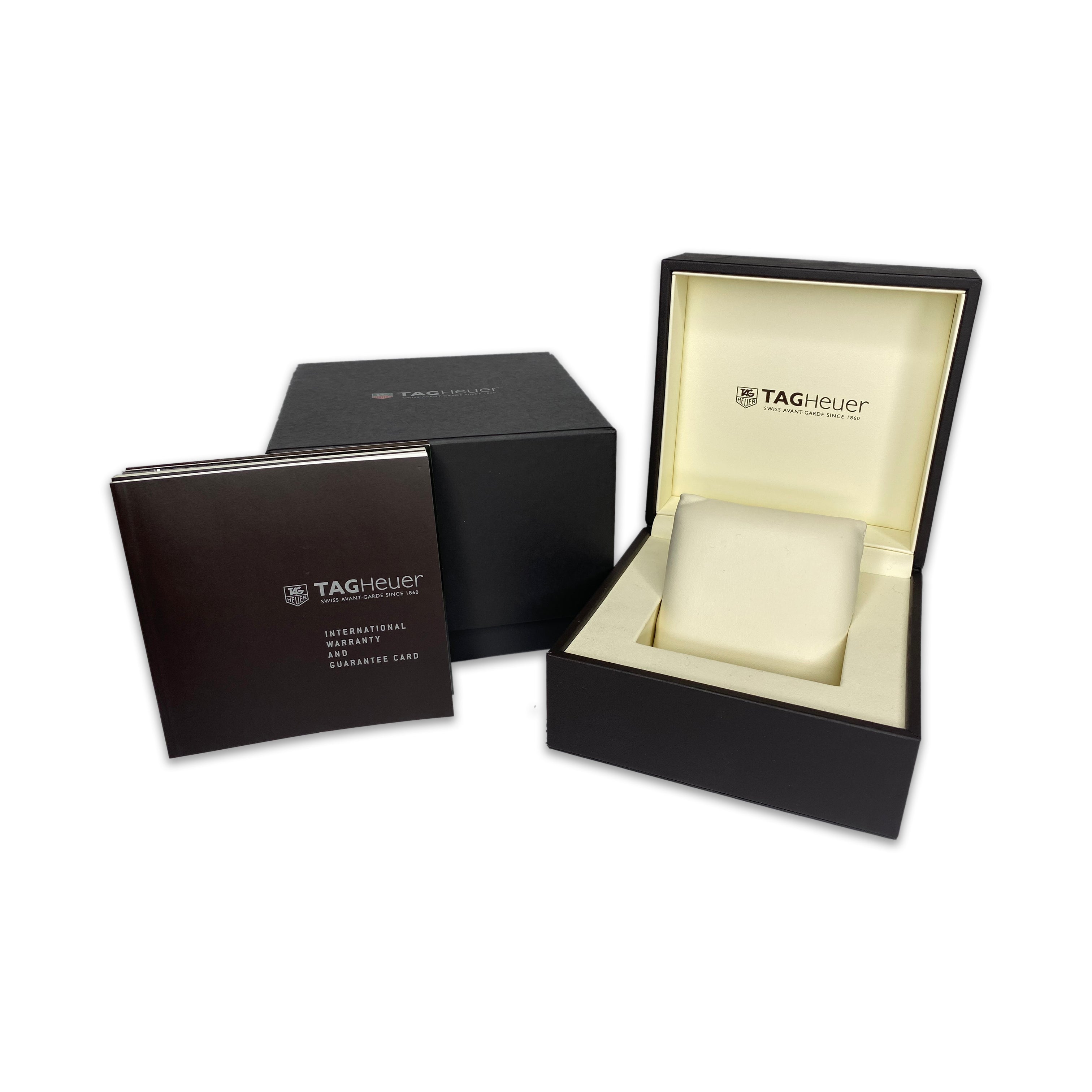 Original Tag Heuer Watch Box & Instruction Book - luxuriantconcierge