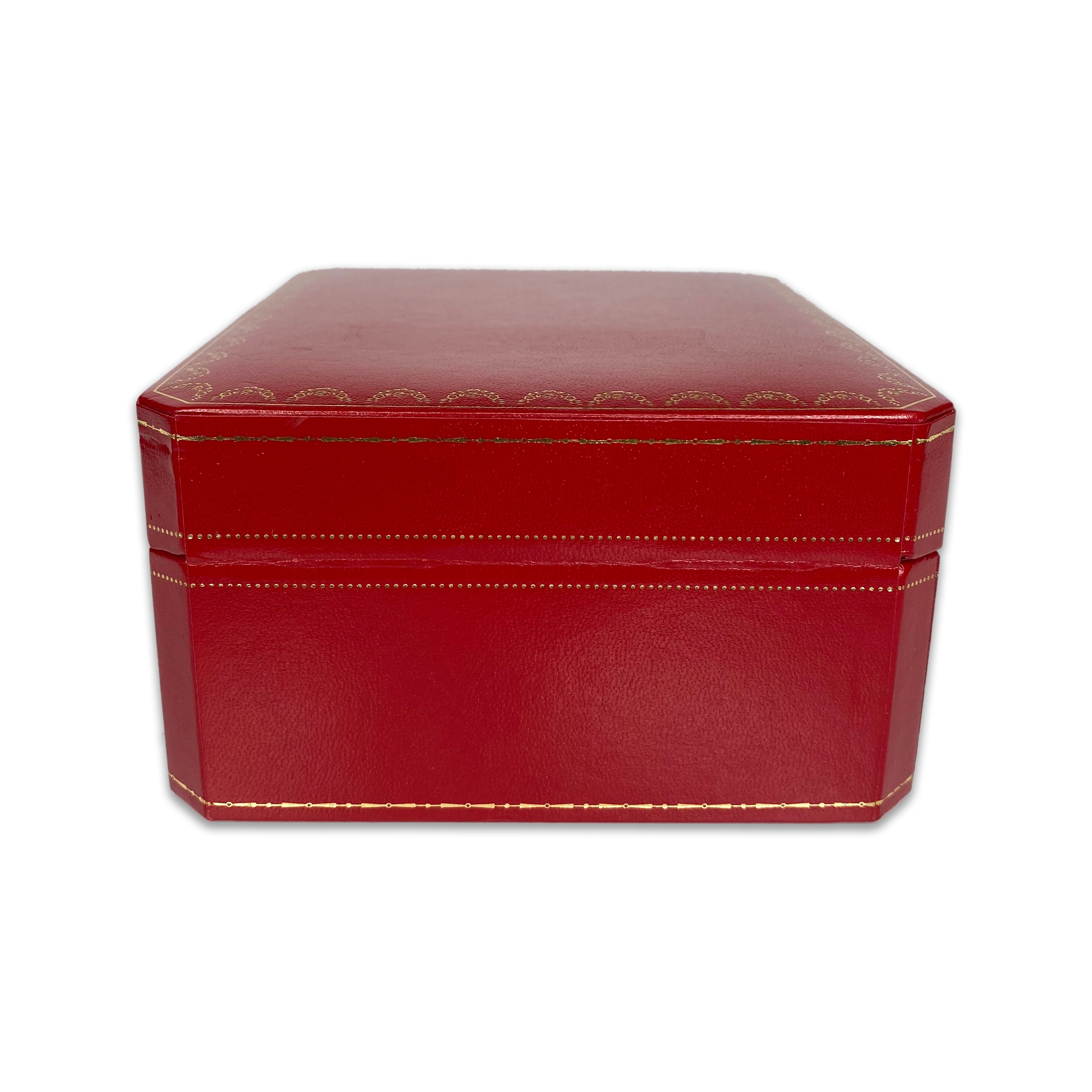 Original Cartier Watch Box with Pillow - Vintage - luxuriantconcierge