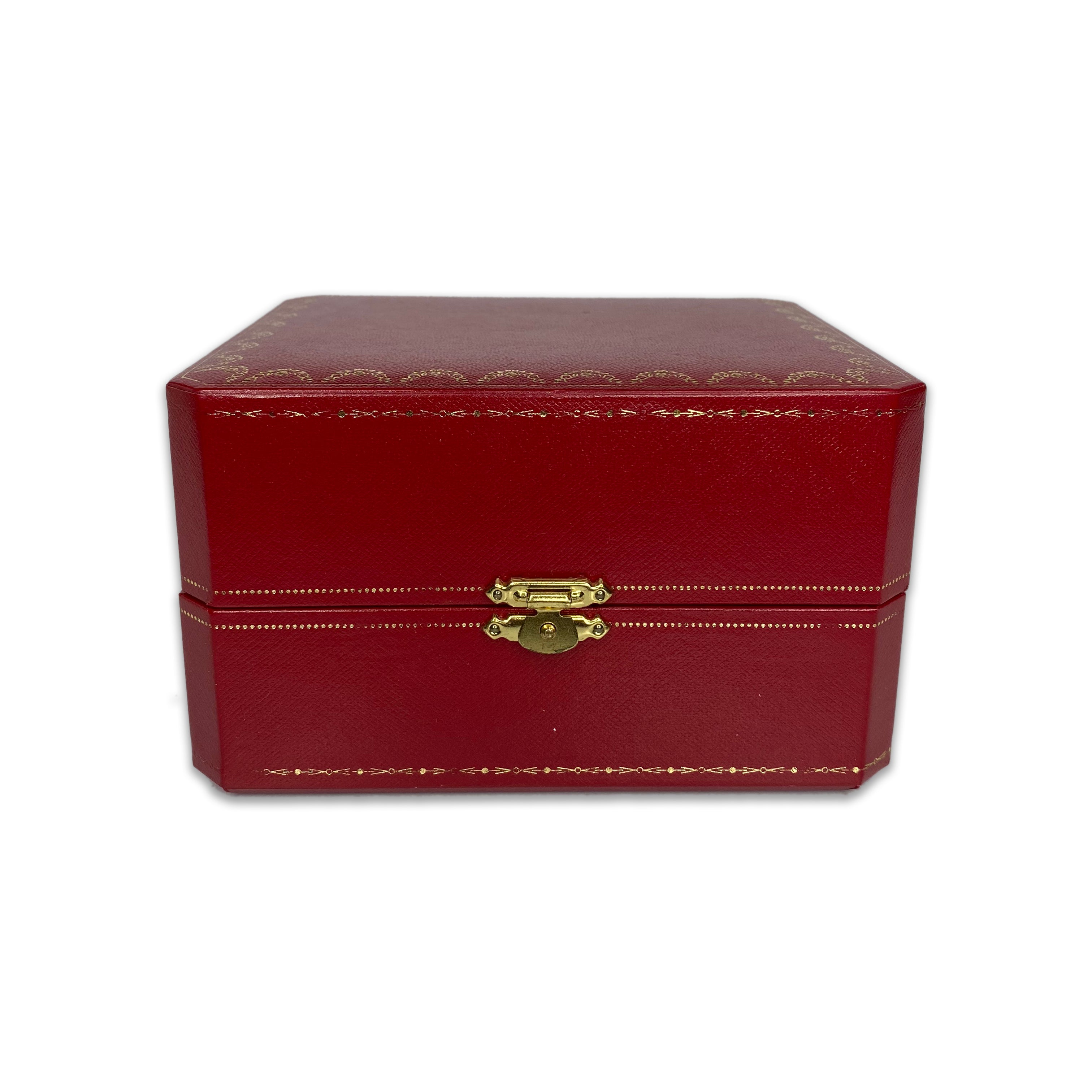 Original Vintage Cartier Watch Box with outer box & booklet - luxuriantconcierge