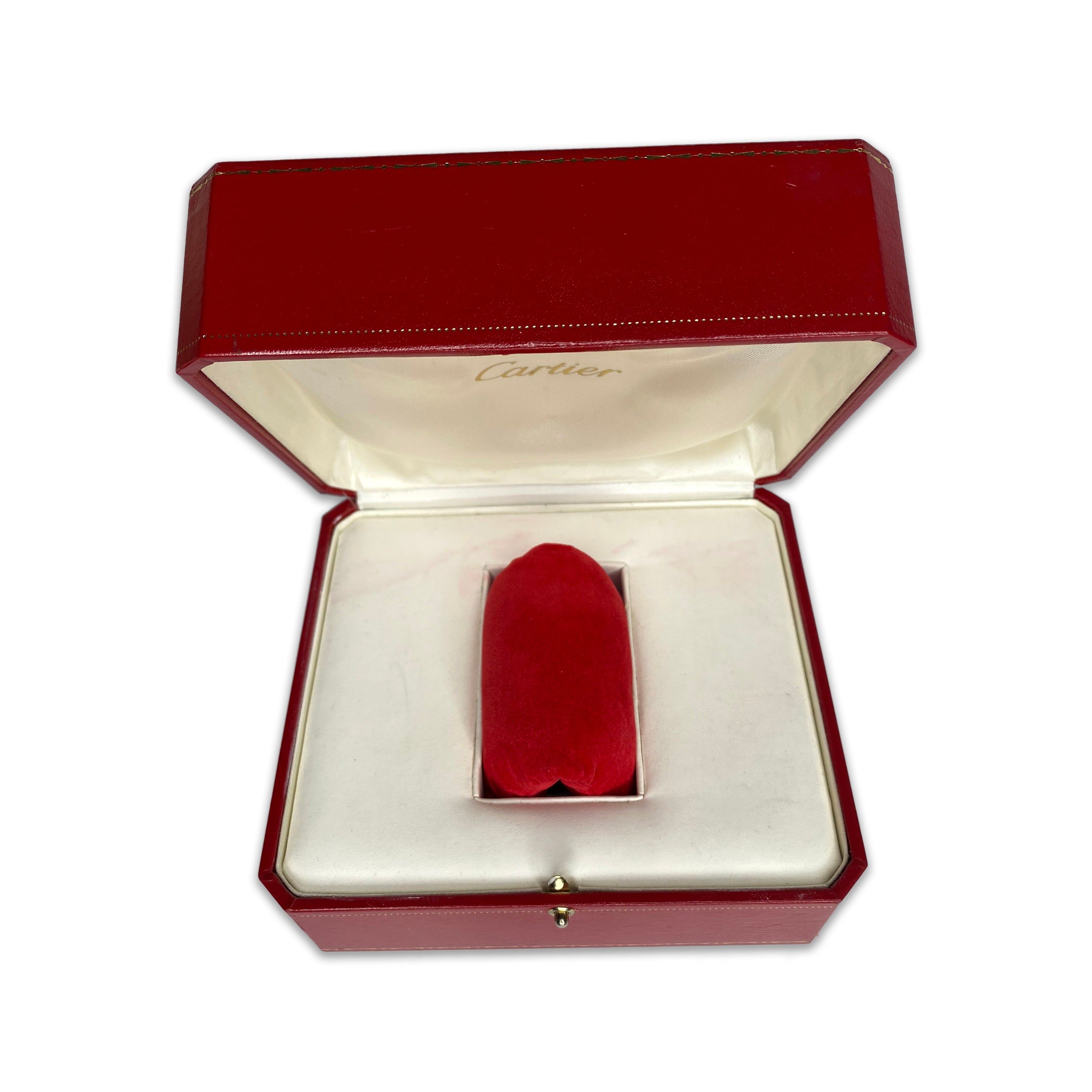 Cartier Red Watch Box with Outer Box and Booklet - luxuriantconcierge