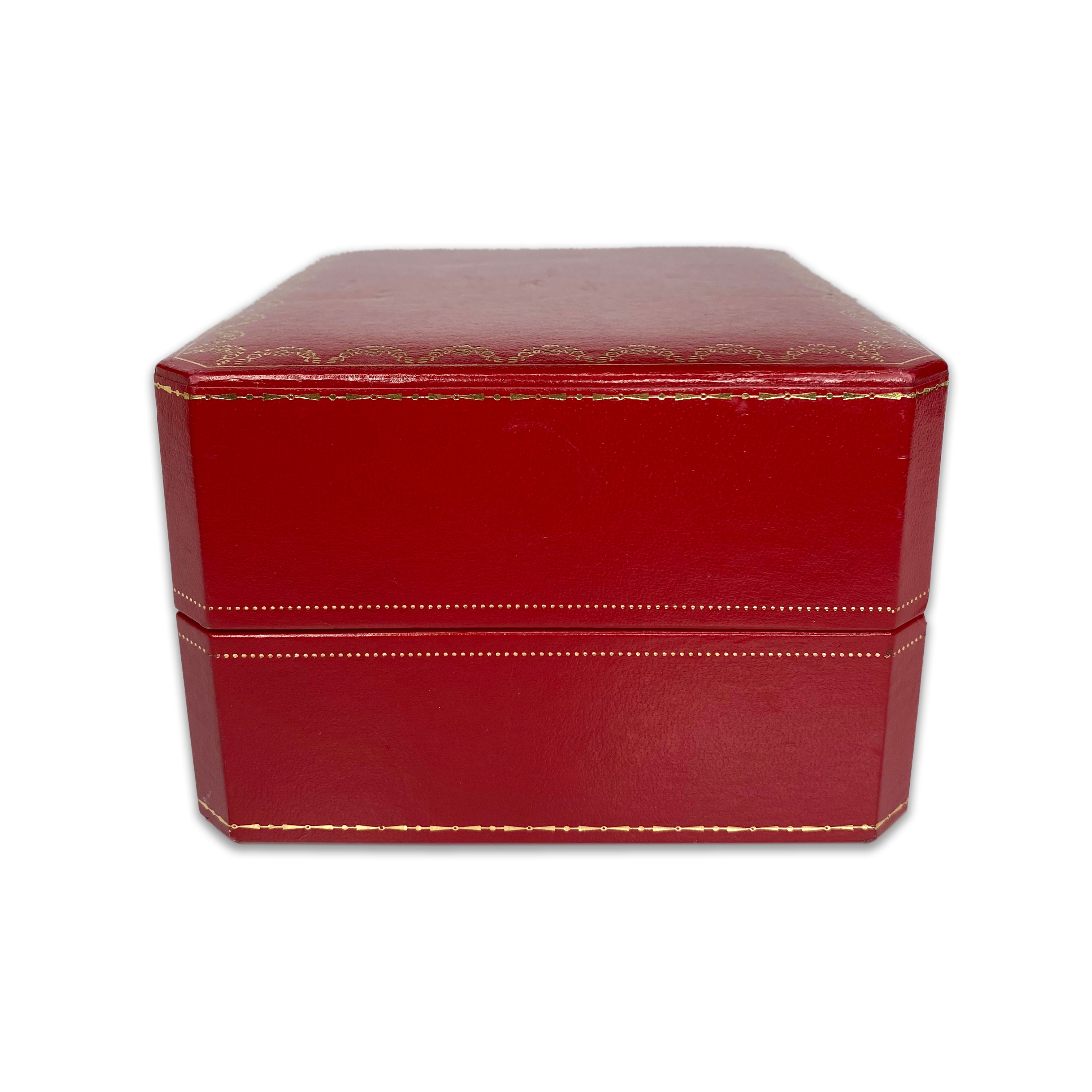 Cartier Red Watch Box with Outer Box and Booklet - luxuriantconcierge