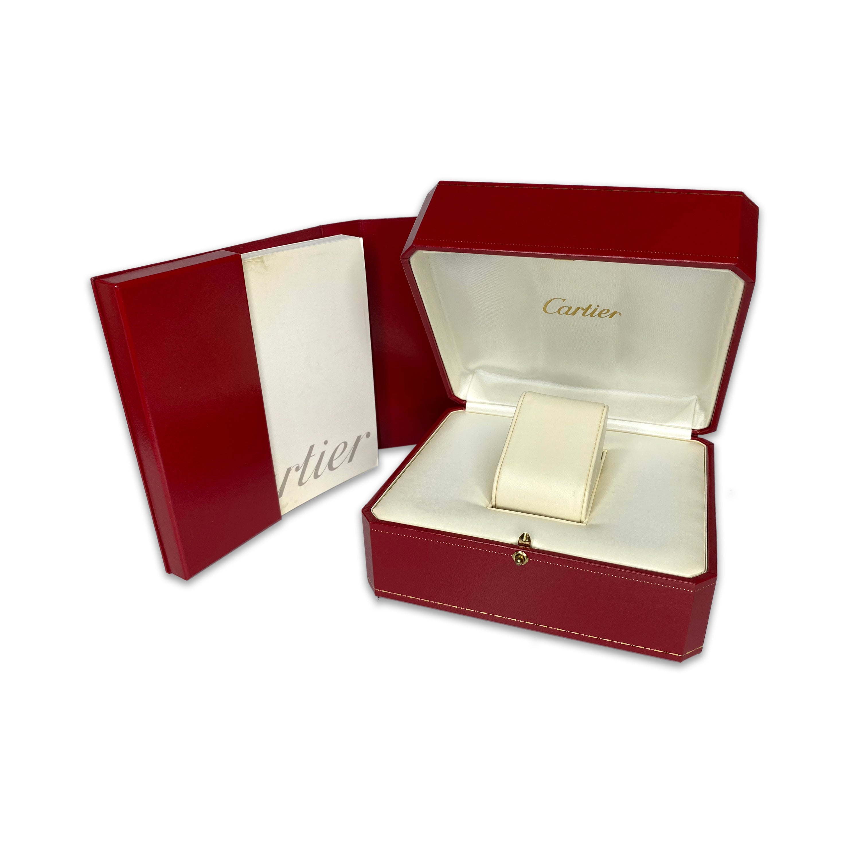 Original Cartier Red Watch Box - Vintage in good condition - luxuriantconcierge