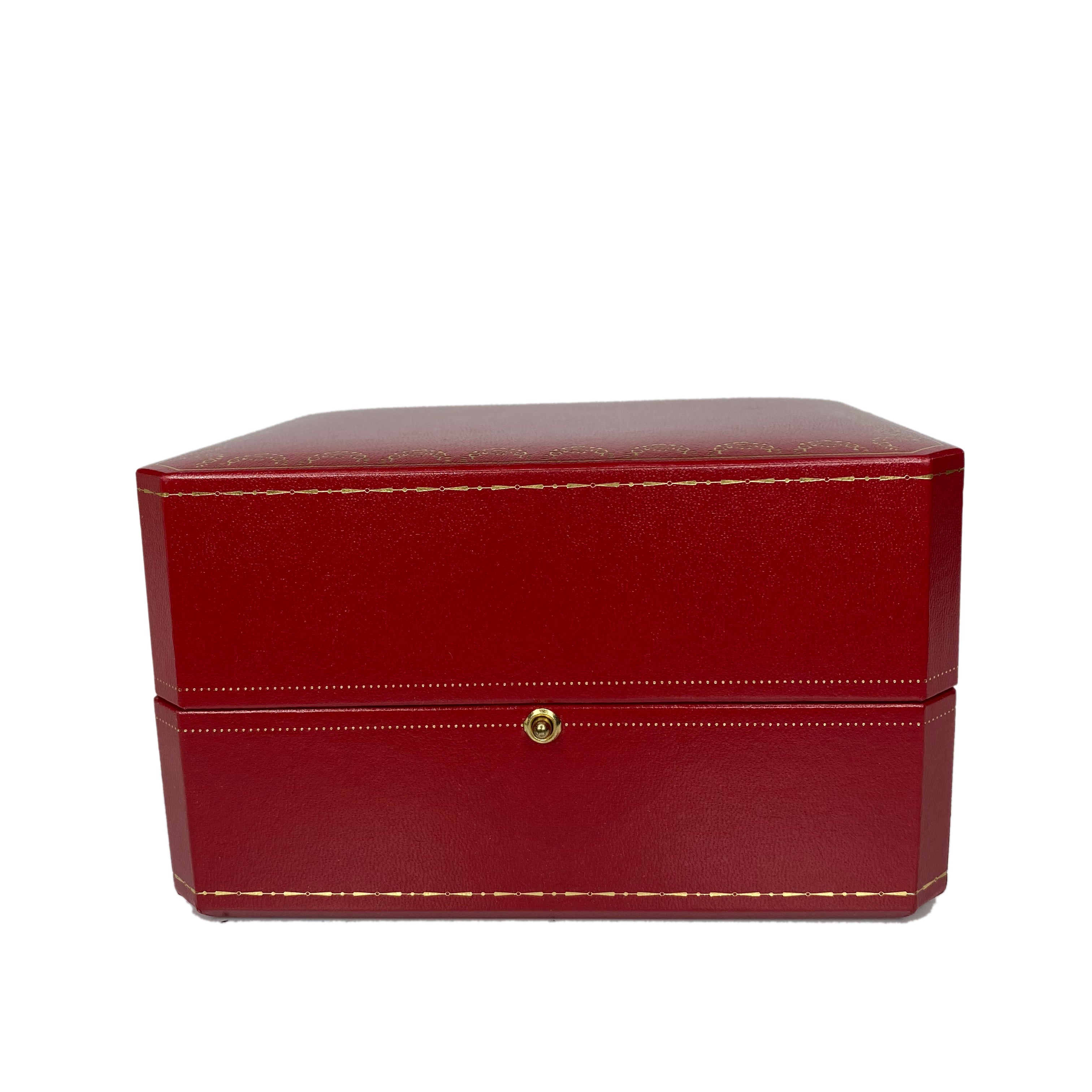 Original Cartier Red Watch Box - Vintage in good condition - luxuriantconcierge