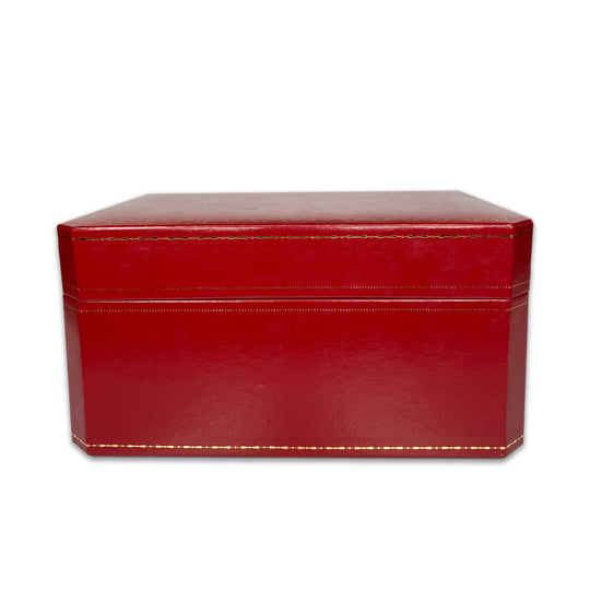 Original Cartier XL Watch Box with small wallet case for travel - luxuriantconcierge