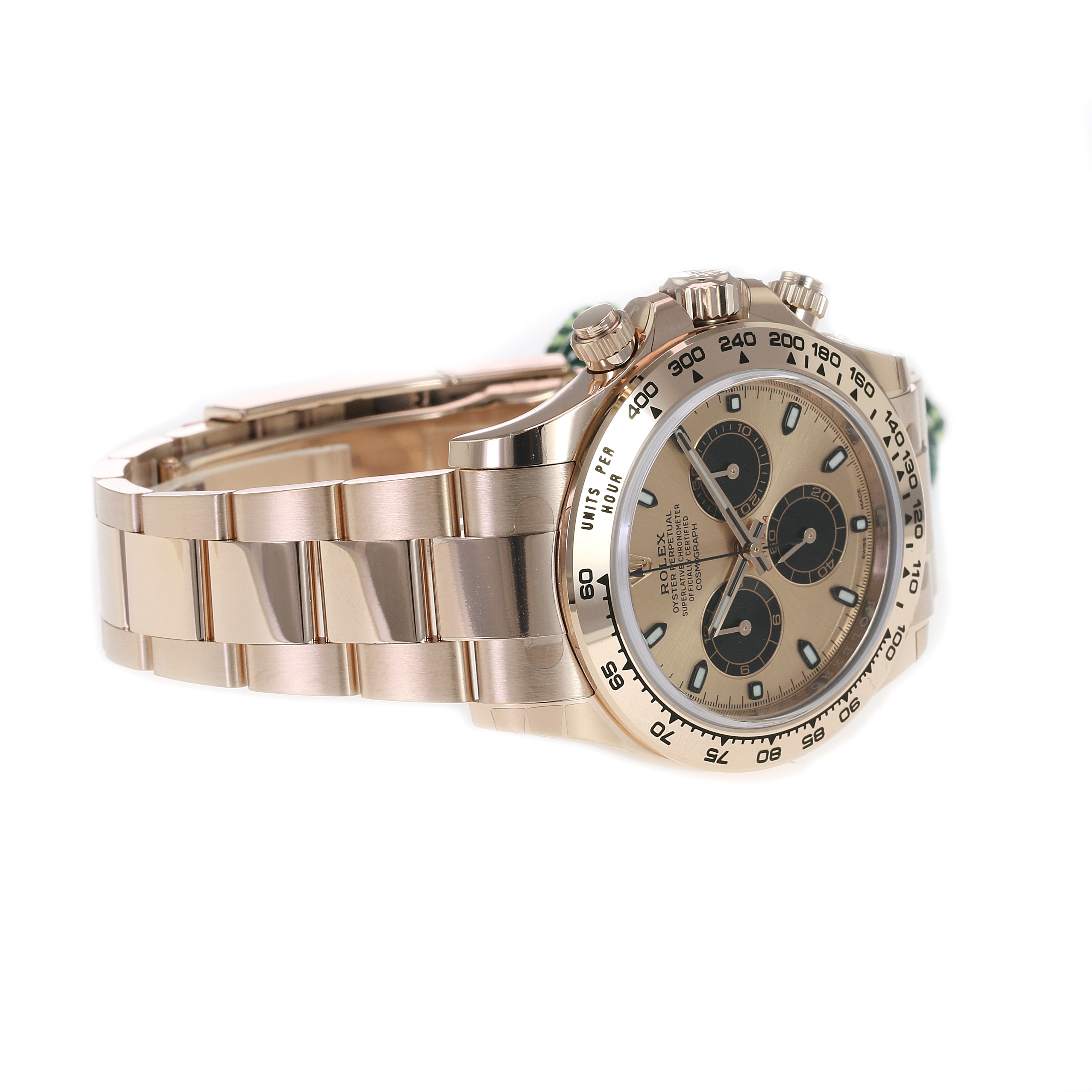 Rolex Daytona Pink Dial Oyster Band 116505 - luxuriantconcierge